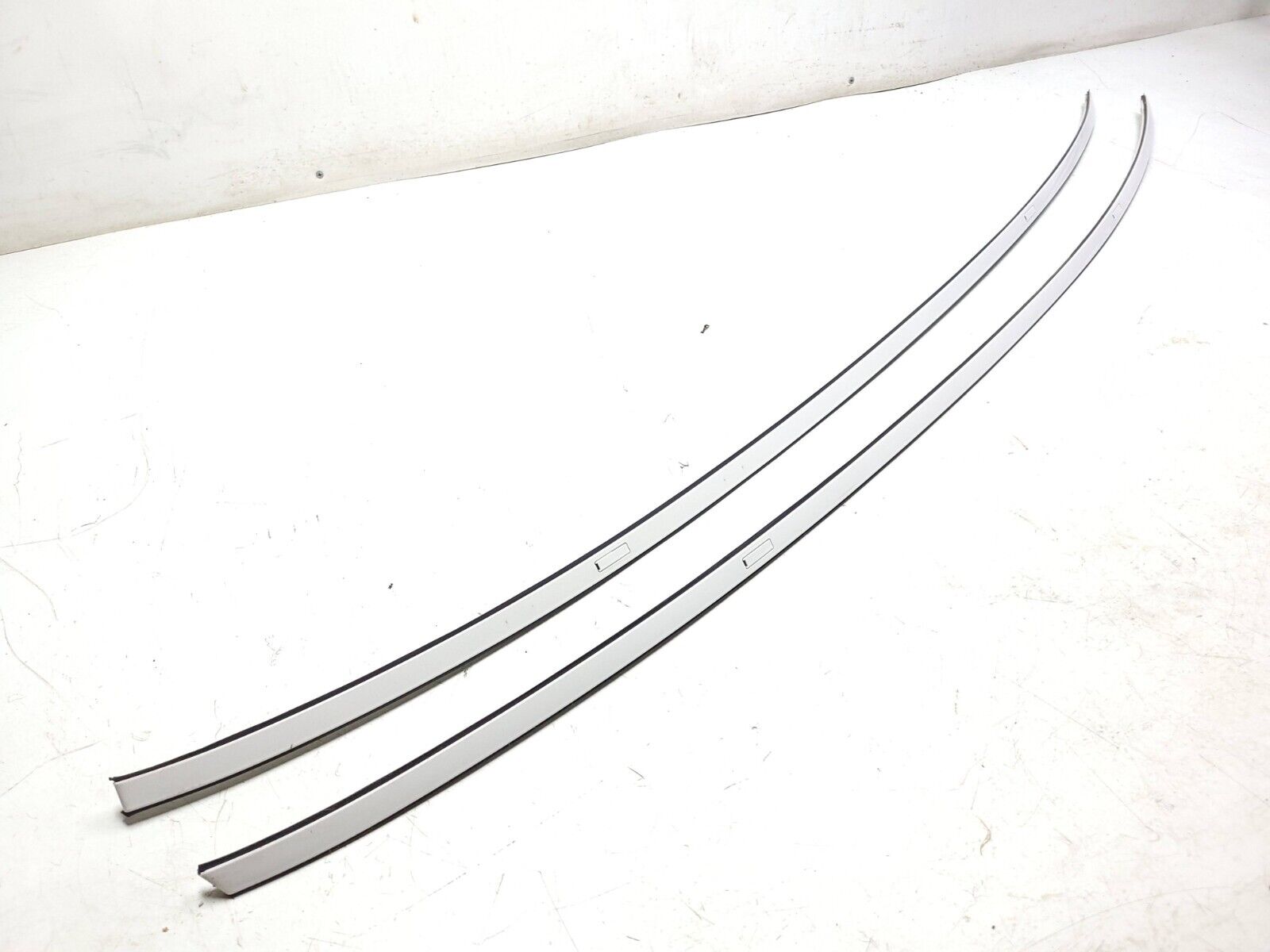 02 08 Jaguar X-Type Roof Trim Chrome Molding 2pcs OEM 86k - Premium Exterior Car Accessories for Luxury Vehicle Enhancement & Protection