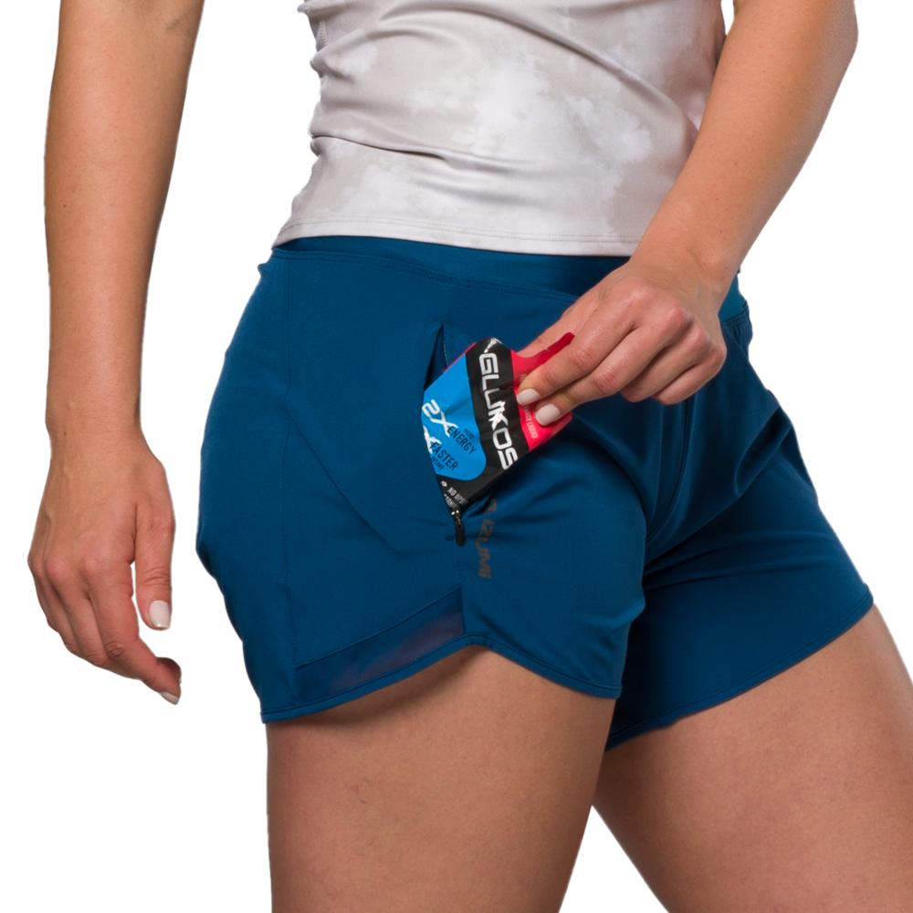 Women's Sugar Active 4 Running Shorts - High Waist Yoga Workout Shorts for Women - Breathable Quick Dry Athletic Shorts for Gym, Jogging & Fitness Training