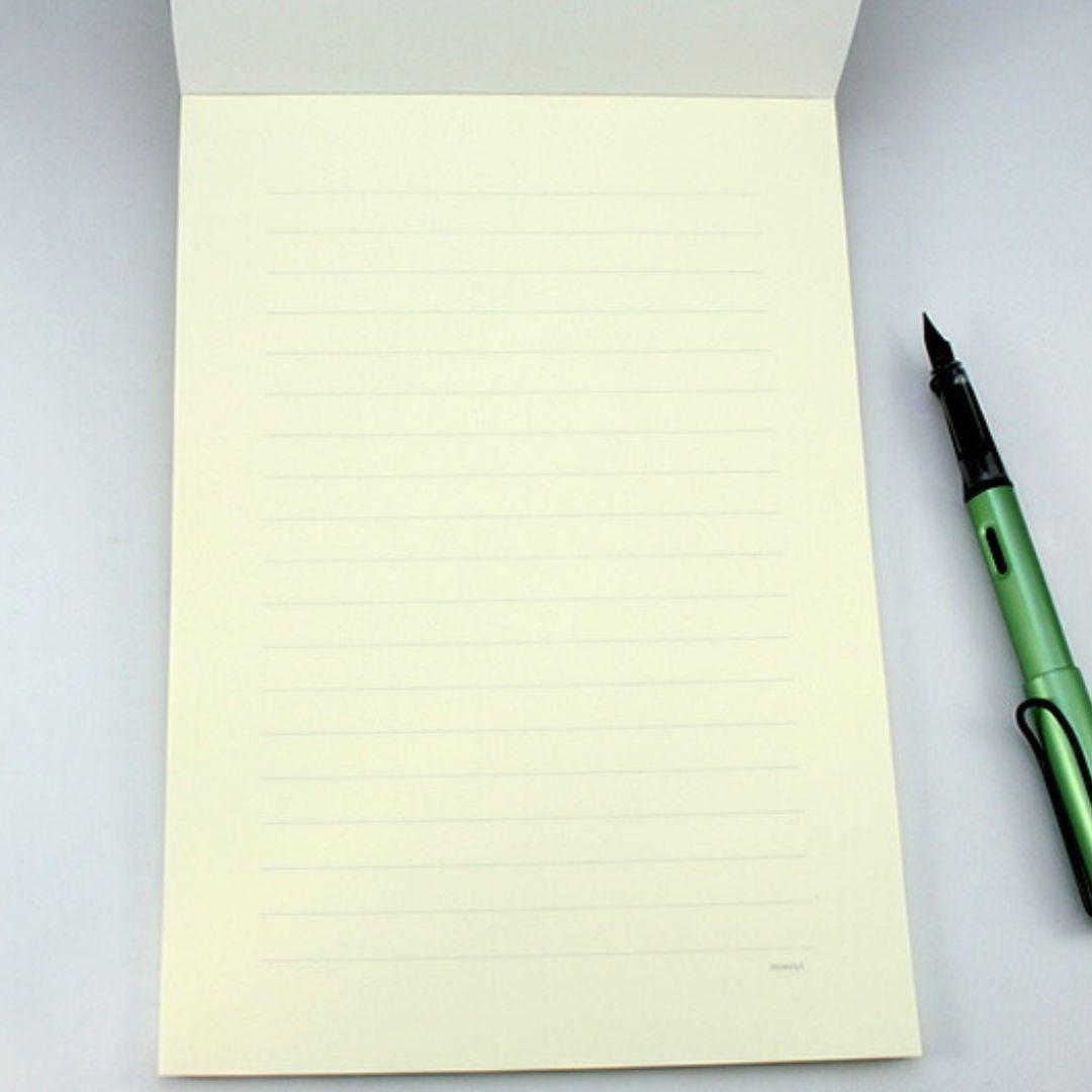 Masuya Yuga B5 Single Ruled Notebook - 12mm Lined 100 Pages for School, Office & Journaling - Premium Writing Paper for Students & Professionals