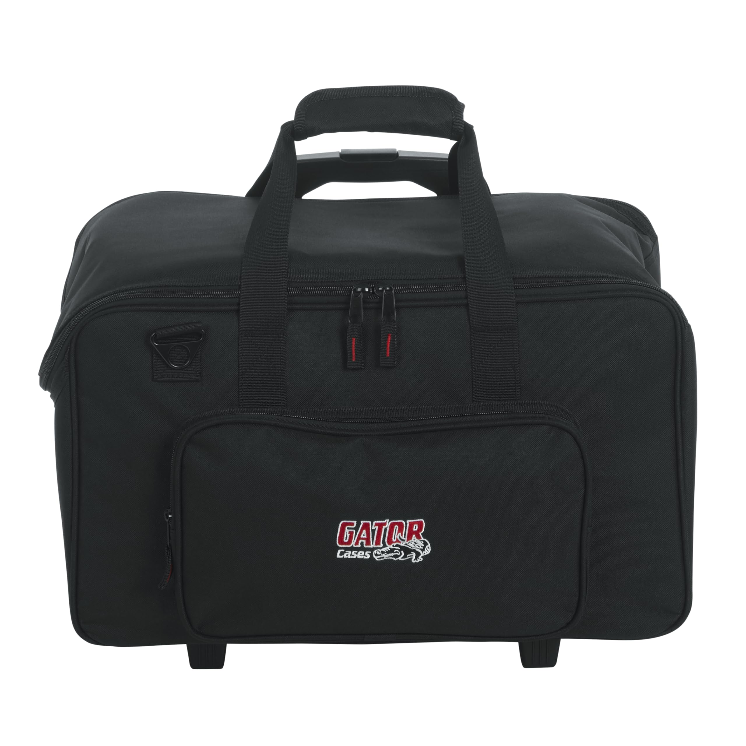 Gator Cases Heavy-Duty Tote Bag for 4 LED Par Lights - Adjustable Dividers & Durable Storage | Perfect for DJ Gigs, Stage Performances & Event Lighting Transport