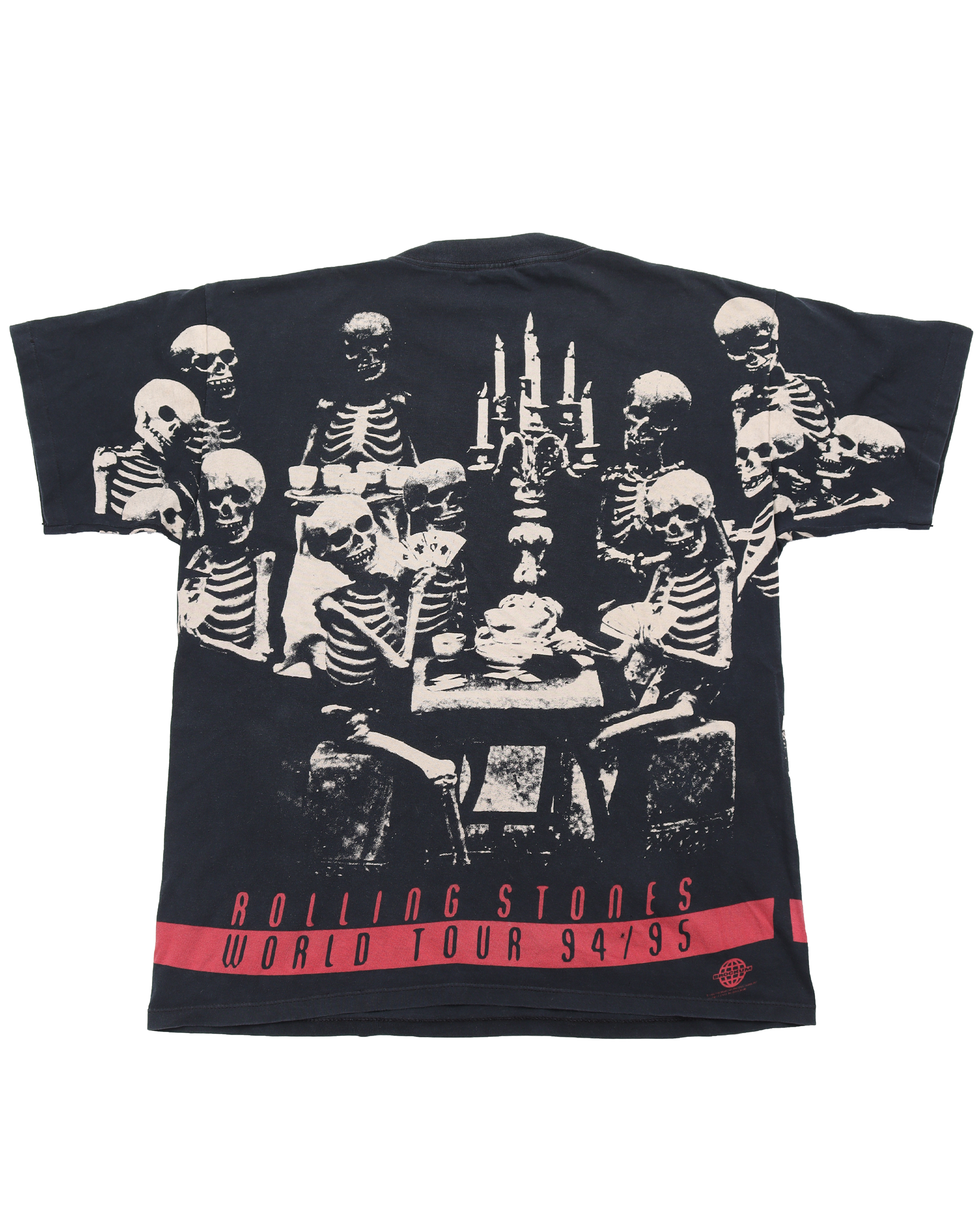 Vintage 1994 Rolling Stones 'Voodoo Lounge' Tour T-Shirt - Classic Rock Band Merchandise for Concerts & Music Fans