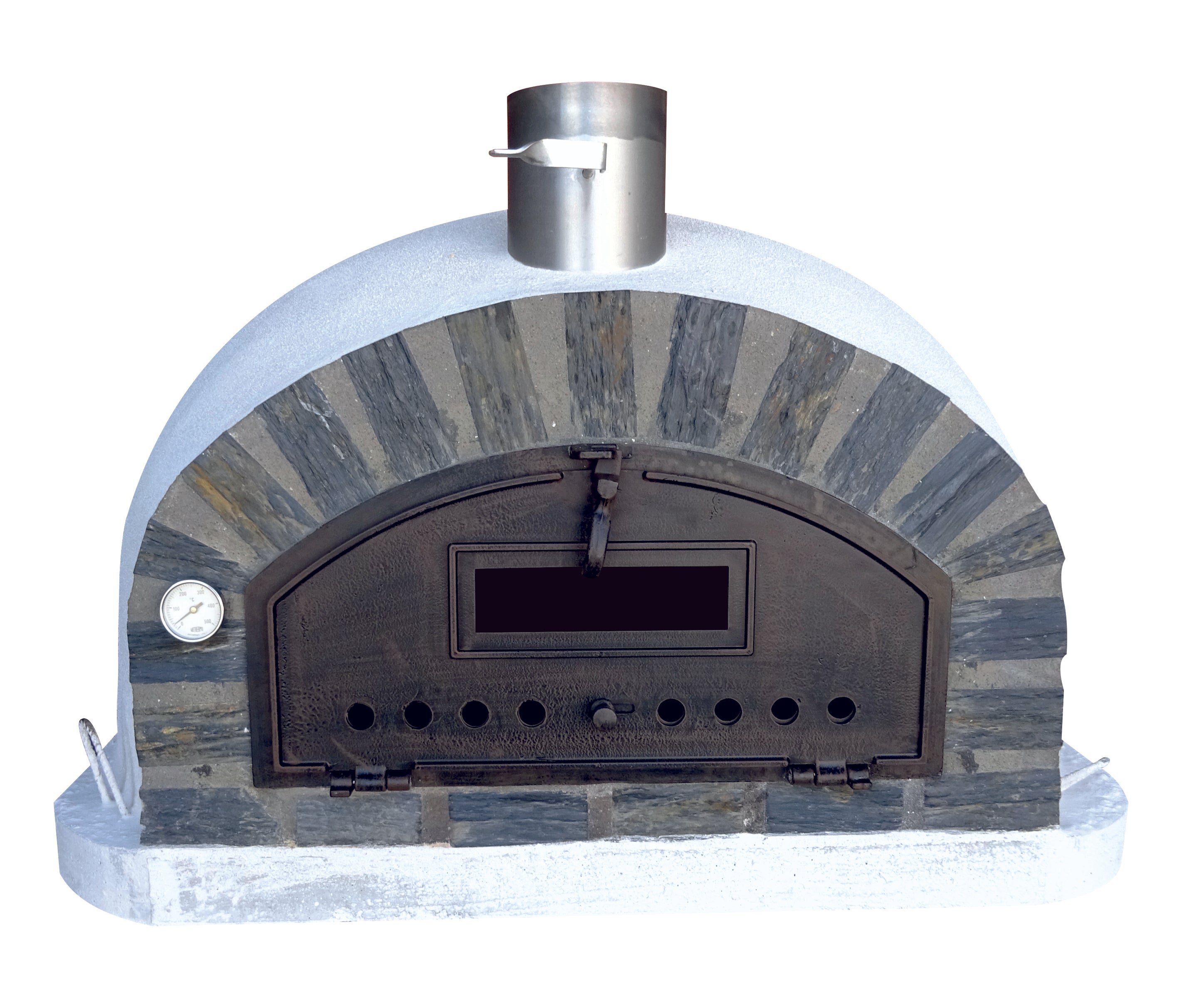 Premium Pizzaioli Pizza Oven Stone Arch - Authentic Italian Outdoor Pizza Maker for Backyard, Patio & Garden Cooking | Perfect for Wood-Fired Pizza, Bread & Roasting