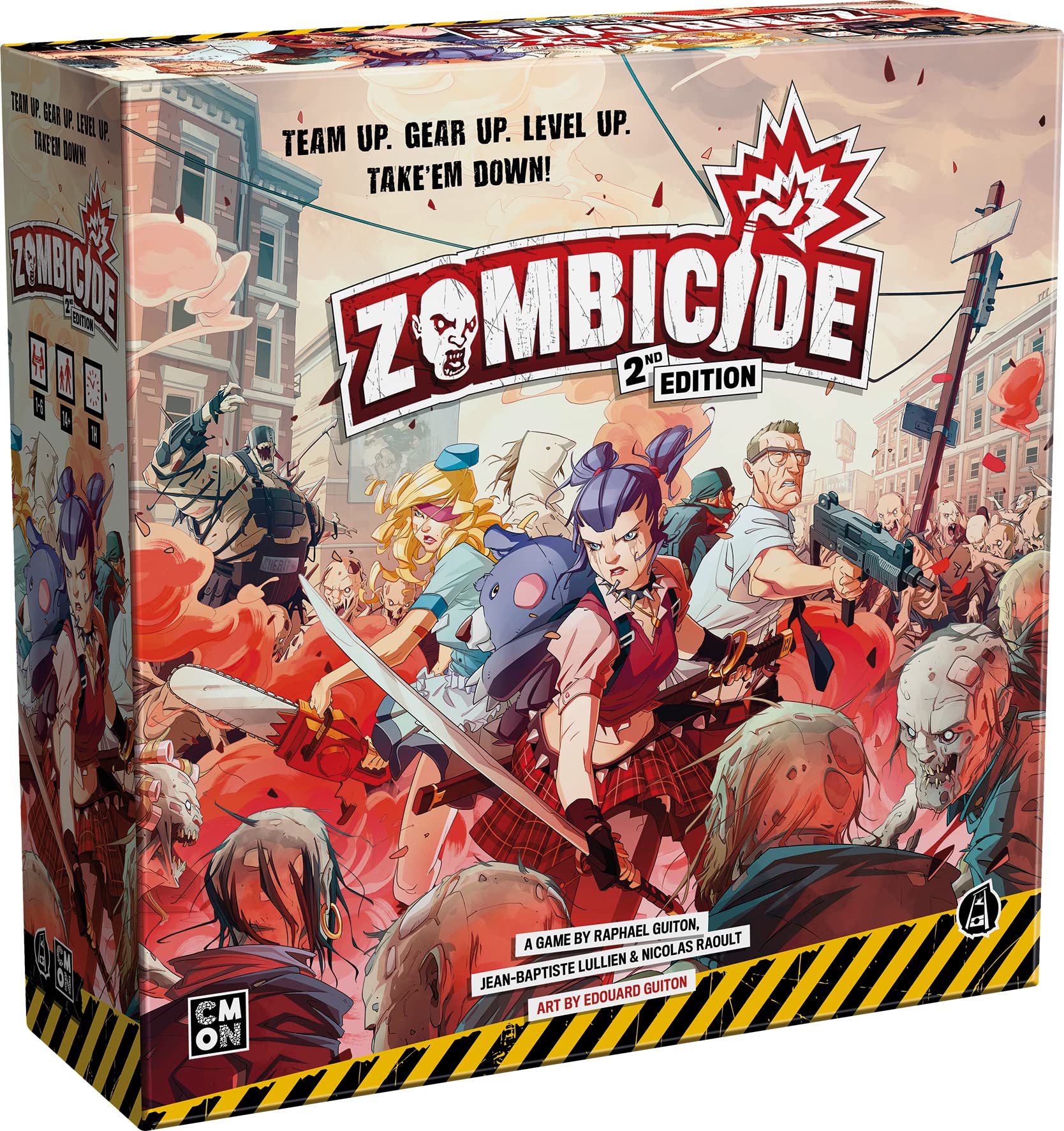 Zombicide Season 1 - 2nd Edition Board Game | Cooperative Zombie Survival Tabletop Game for Adults & Teens 14+ | 1-6 Players | 60 Min Playtime | Miniature Strategy Game | Perfect for Game Nights & Halloween Parties