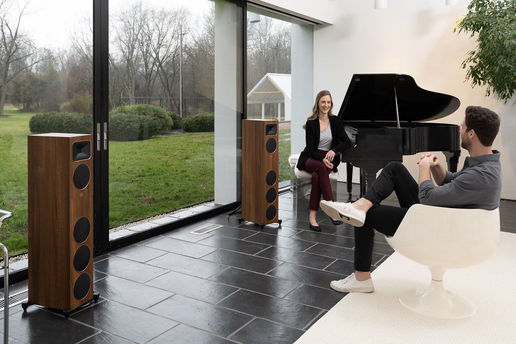 MartinLogan Motion Foundation F1 Tower Speakers Pair - High-Fidelity Floorstanding Speakers for Home Theater & Audiophile Sound Systems