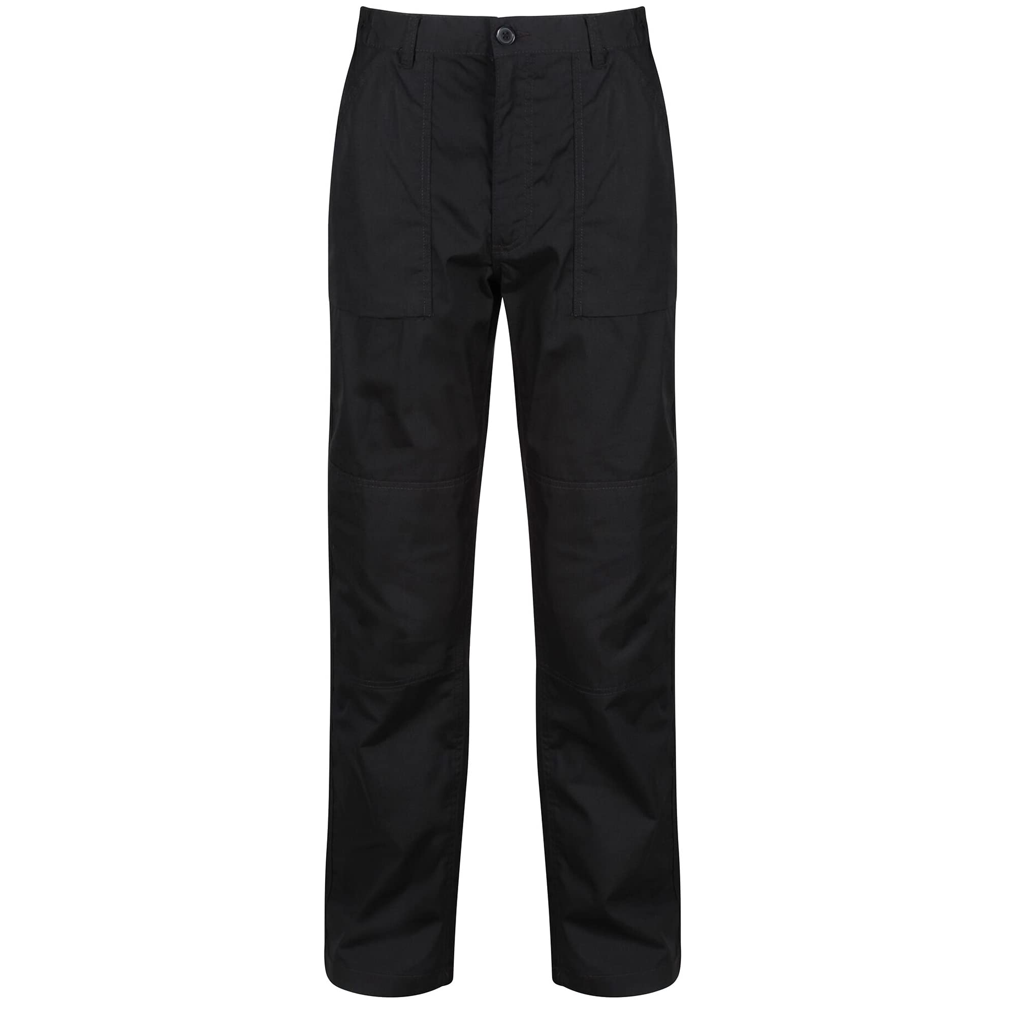 Men's Tactical Pants Black Size 44 - Durable Outdoor Hiking Work Pants for Adventure, Camping & Military Use