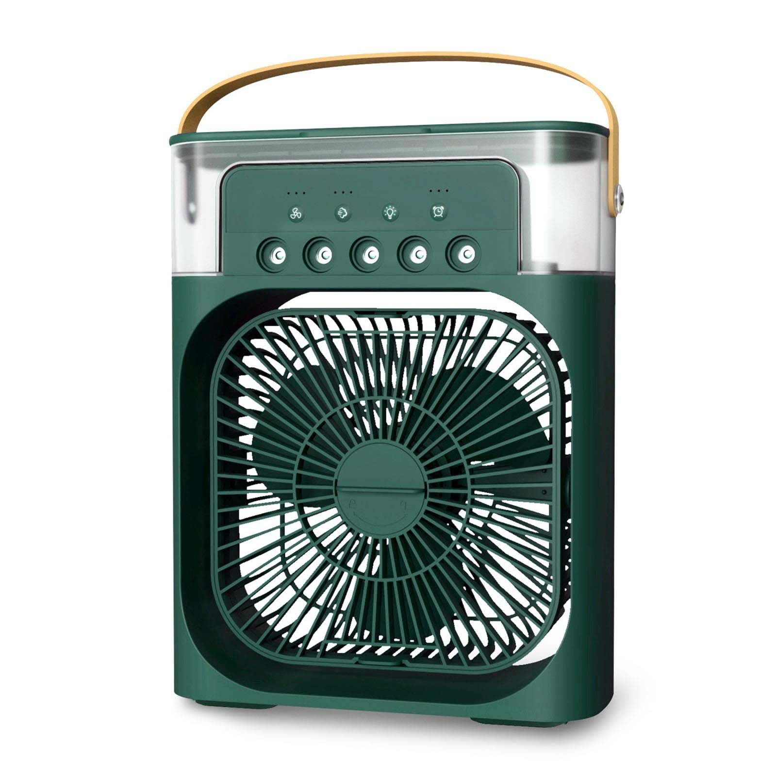 Portable Misting Fan with 3 Speed Settings, USB Charging, Adjustable Angle & Night Light - Cooling Humidifier Fan for Home, Office, Outdoor Use - Perfect for Patio, Camping, and Hot Summer Days