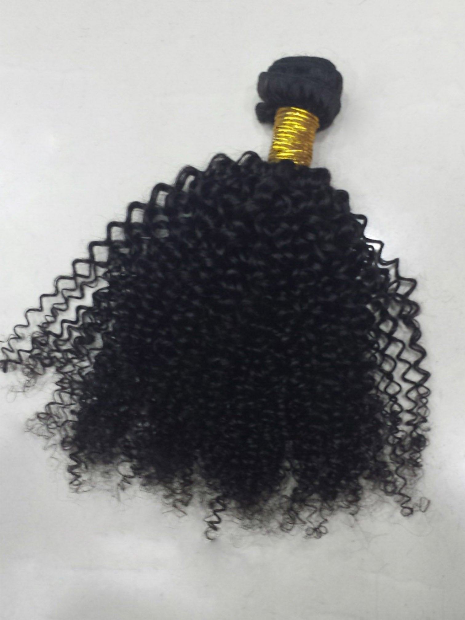 Indian Kinky Curly Hair Bundles 100% Human Virgin Hair - 3PCS Natural Black Curly Weave Hair Extensions for Braiding, Sew-in, Wigs & Protective Styles