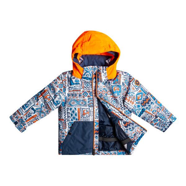 Quiksilver Little Mission Kids' Snow Jacket - Waterproof & Warm Winter Coat for Boys & Girls - Perfect for Skiing, Snowboarding & Outdoor Adventures