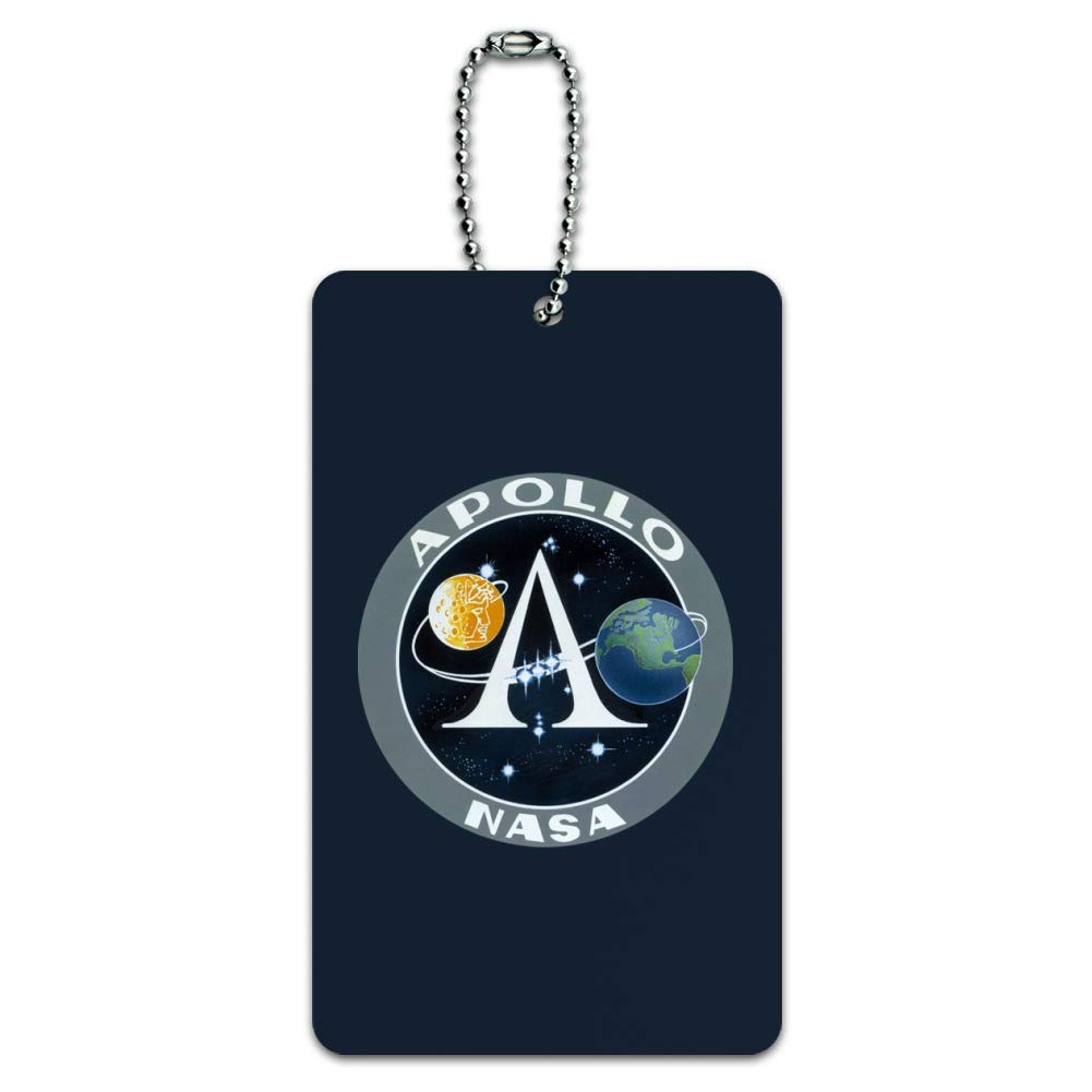 NASA Apollo Space Program Patch - Vintage Astronaut Luggage Tag for Suitcases & Carry-On Bags - Perfect for Travel Enthusiasts & Space Fans