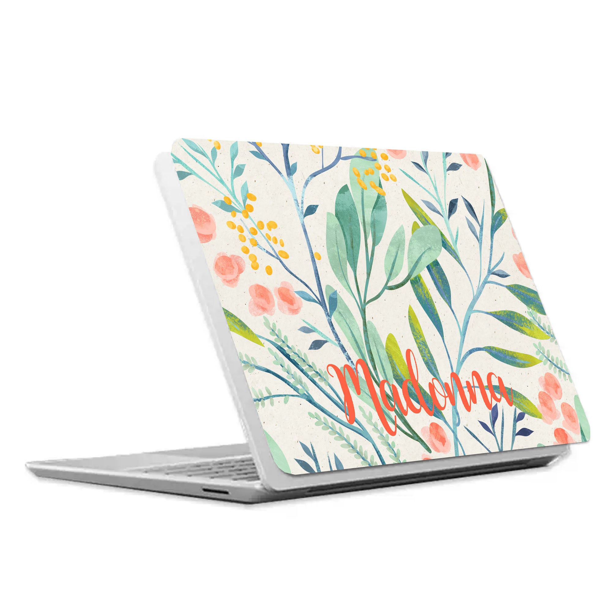 Pink Flower Surface Laptop Case - Slim Protective Cover for Microsoft Surface Laptop 3/4/5 - Perfect for Work, School & Travel
