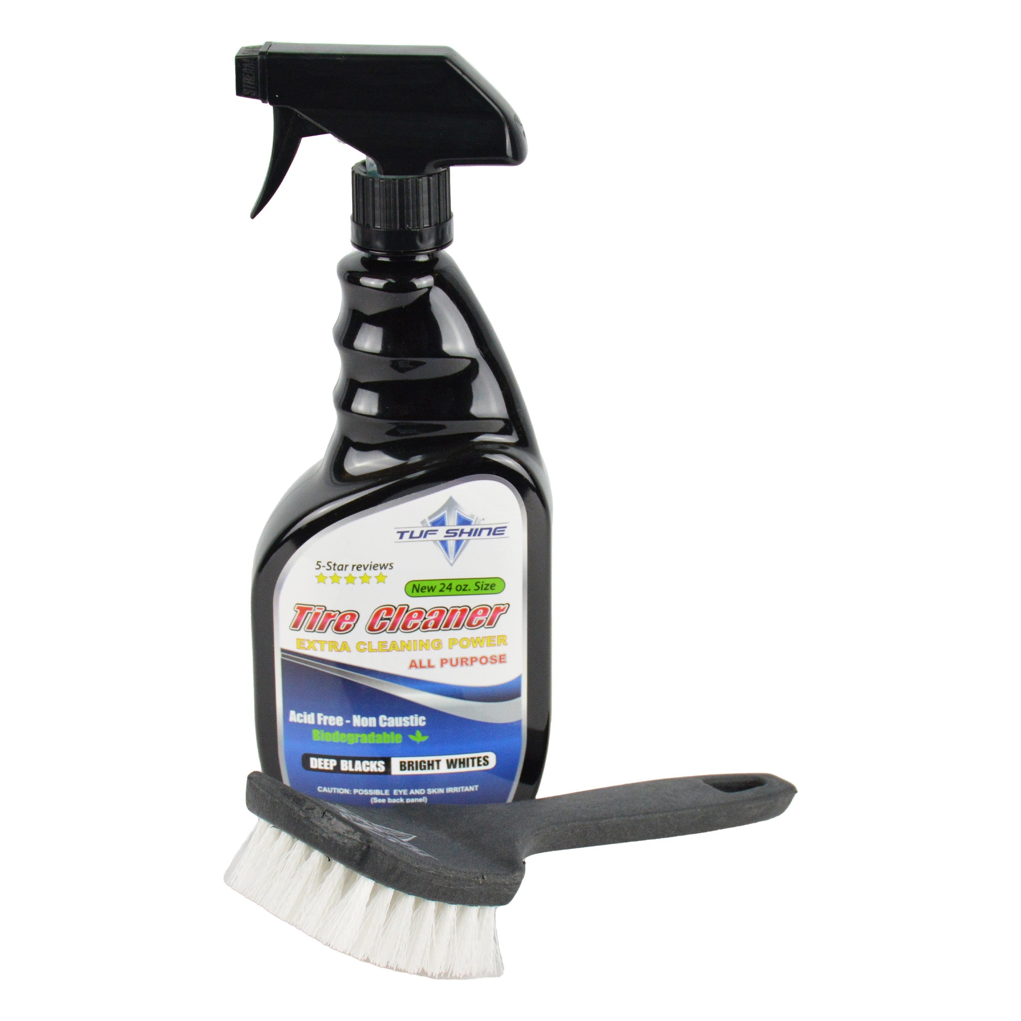 Tuf Shine Tire Cleaner - Premium Tire Shine & Protectant for Cars, Trucks & SUVs - Restores Black Shine & Prevents Cracking - Perfect for Car Detailing & Showroom Shine