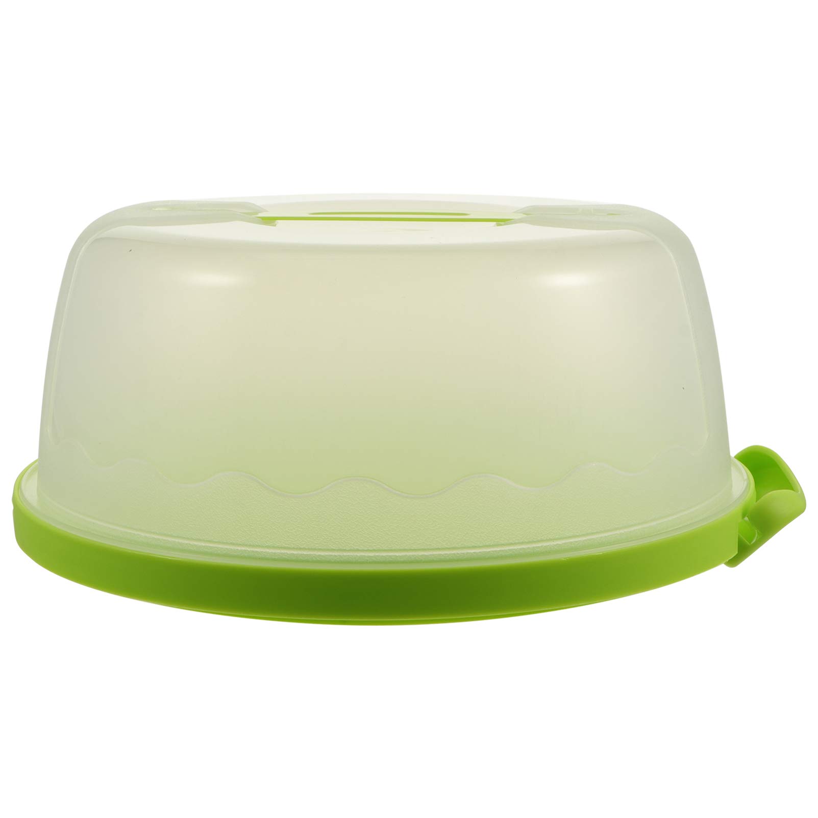 Cabilock 8-Inch Clear Plastic Cake Carrier - Dome Cake Container for Wedding, Birthday, Party Dessert Display & Storage - Airtight Cake Preservation Box for Cookies, Cupcakes & Candy (1-Pack)