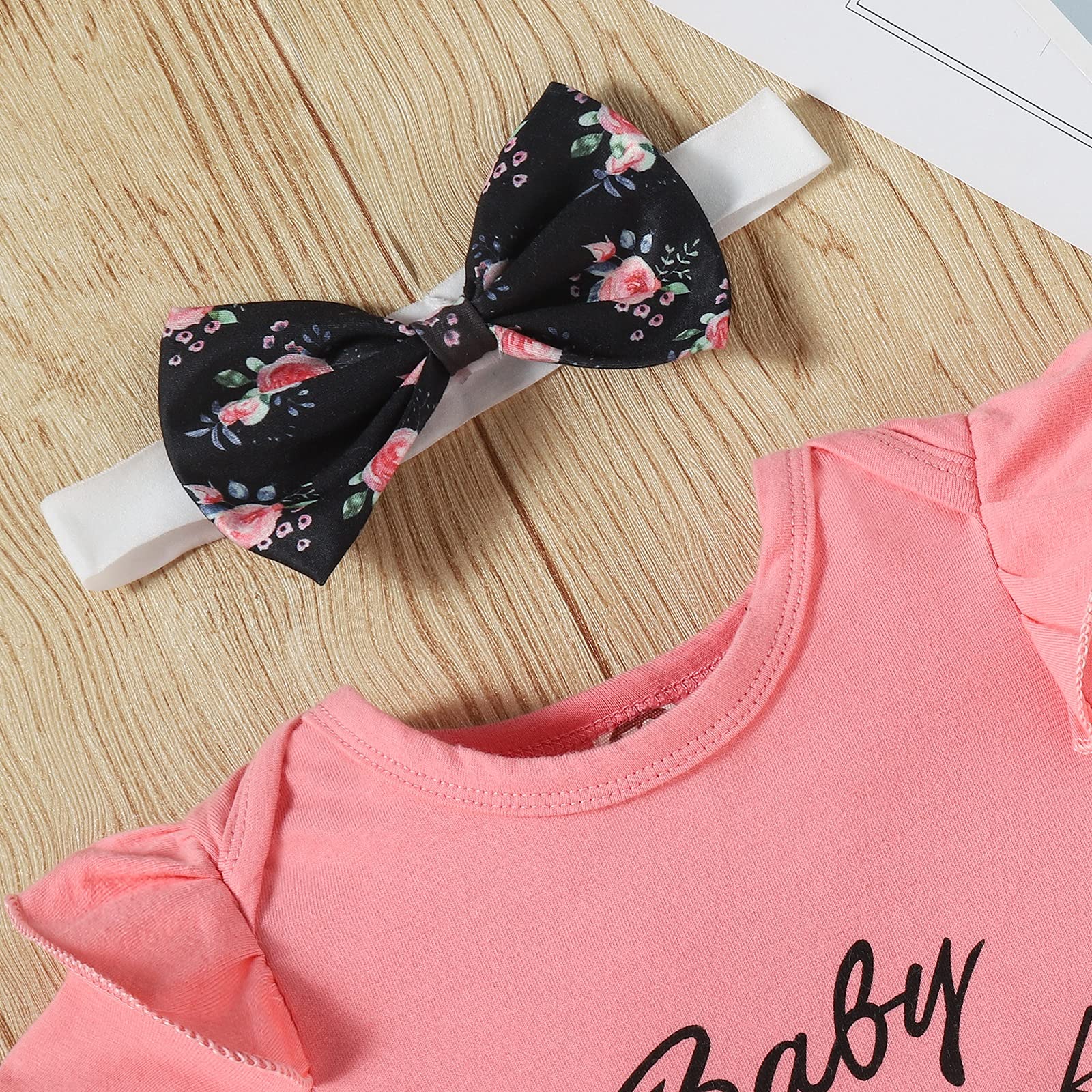 Adorable Baby Girl Clothes Set - Newborn to 24 Months Summer Outfits | Soft Cotton Infant Rompers & Dresses for Playtime, Beach & Family Photos