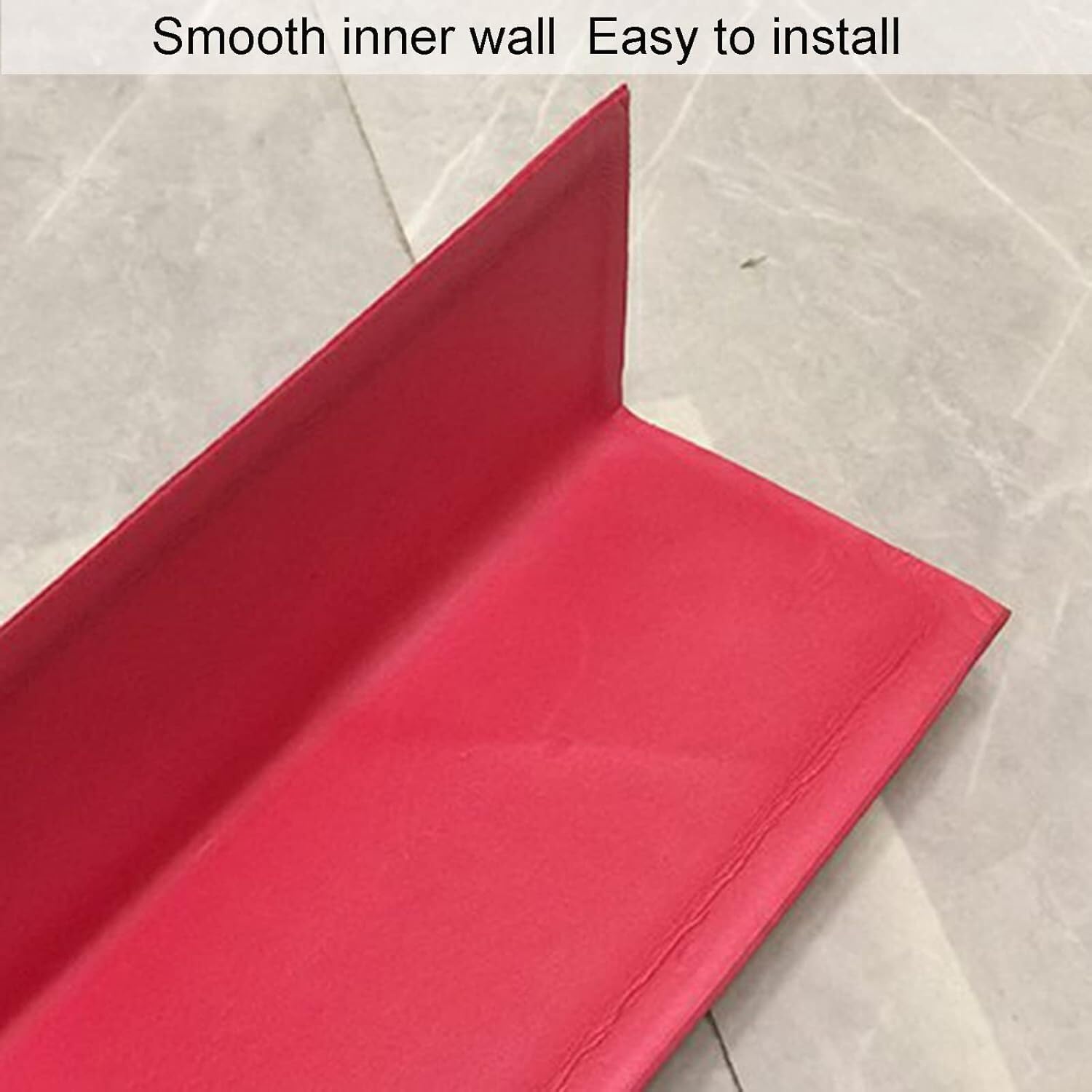 MekUk 12-Piece Foam Round Edge Corner Guard - Garage Wall Protector & Bumper Guards for Parking Garages (Rosso Red) - Prevent Vehicle Scratches & Wall Damage in Home & Commercial Garages