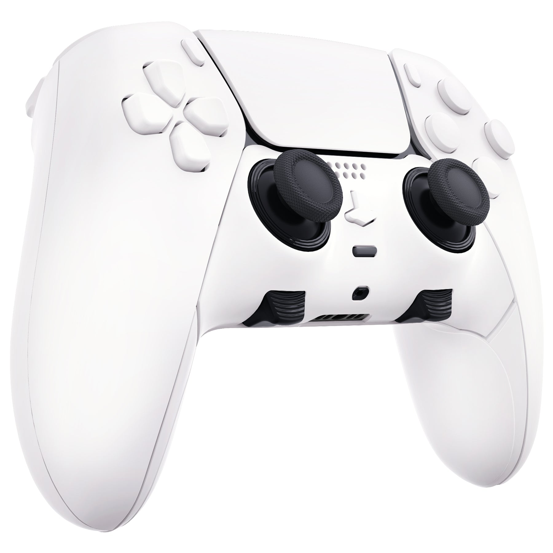 eXtremeRate White Full Housing Shell with Buttons & Touchpad Cover for PS5 Edge Controller - Custom Replacement Front & Back Plates, Decorative Trim Kit | Gaming Accessories for Enhanced PS5 Controller Experience