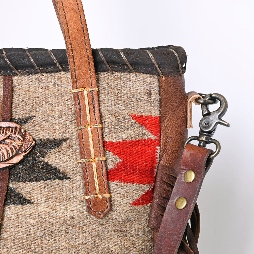 **Genuine Leather Western Handbag for Women - American Darling Tote Saddle Blanket Purse | Stylish Cowgirl Bag for Rodeo, Travel & Everyday Use**