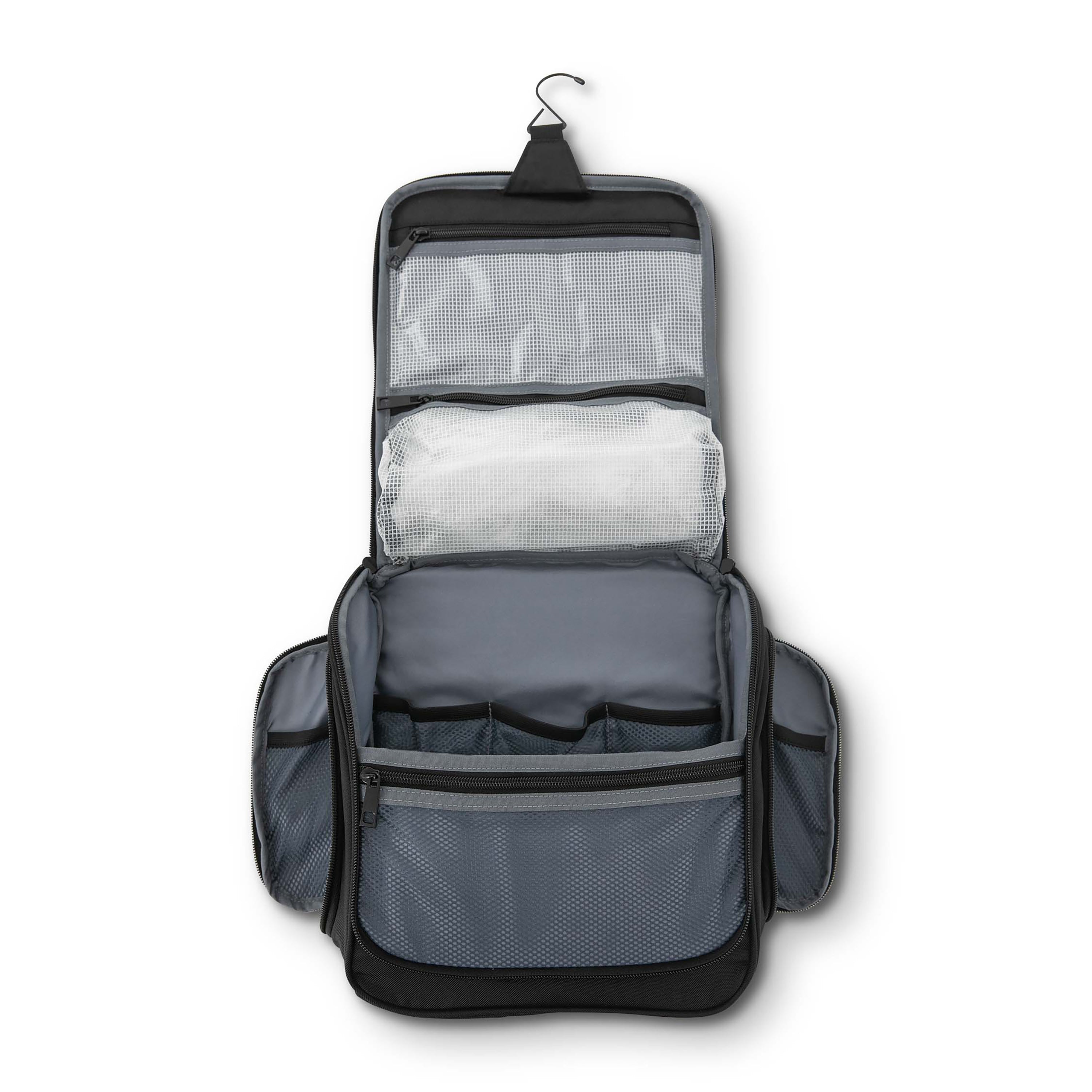 Samsonite Companion Hanging Travel Toiletry Bag for Men & Women - Waterproof Cosmetic Organizer for Bathroom, Gym, and Business Trips