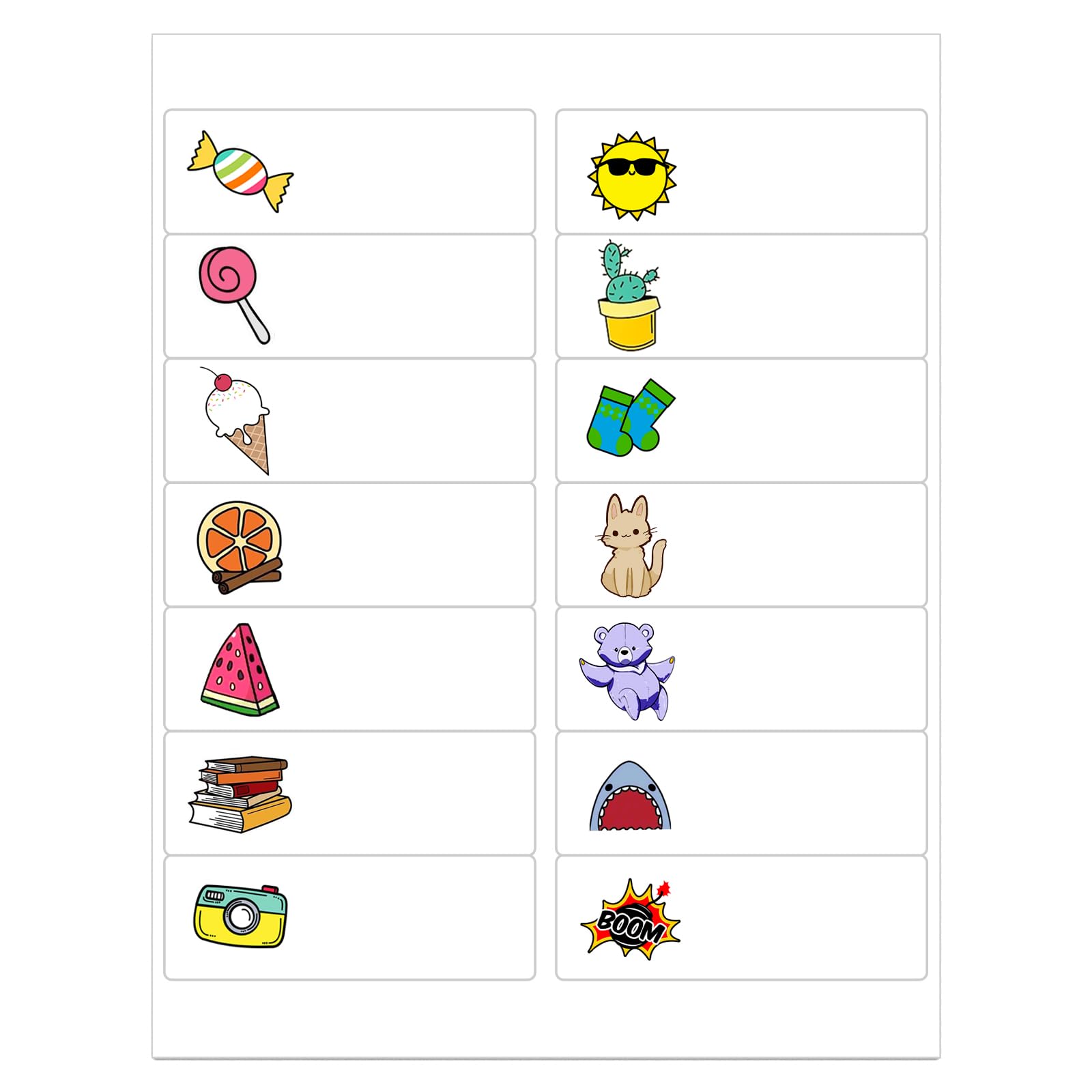 14 Per Page Mailing Labels 1-1/3