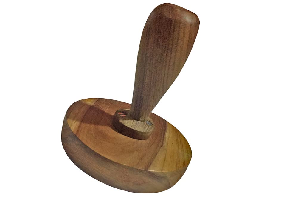 Premium Wooden Potato Masher - Heavy Duty Kitchen Tool for Mashing Potatoes, Beans & Vegetables - Smooth Ricer Presser with Ergonomic Wooden Handle - Perfect for Homemade Mashed Potatoes, Baby Food & Baking
