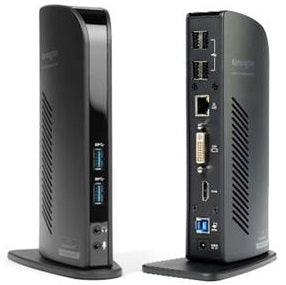 Kensington USB 3.0 Docking Station with Dual Monitor Support - DVI/HDMI/VGA Video Outputs for Laptop & PC | Perfect for Home Office, Remote Work & Multi-Tasking Professionals