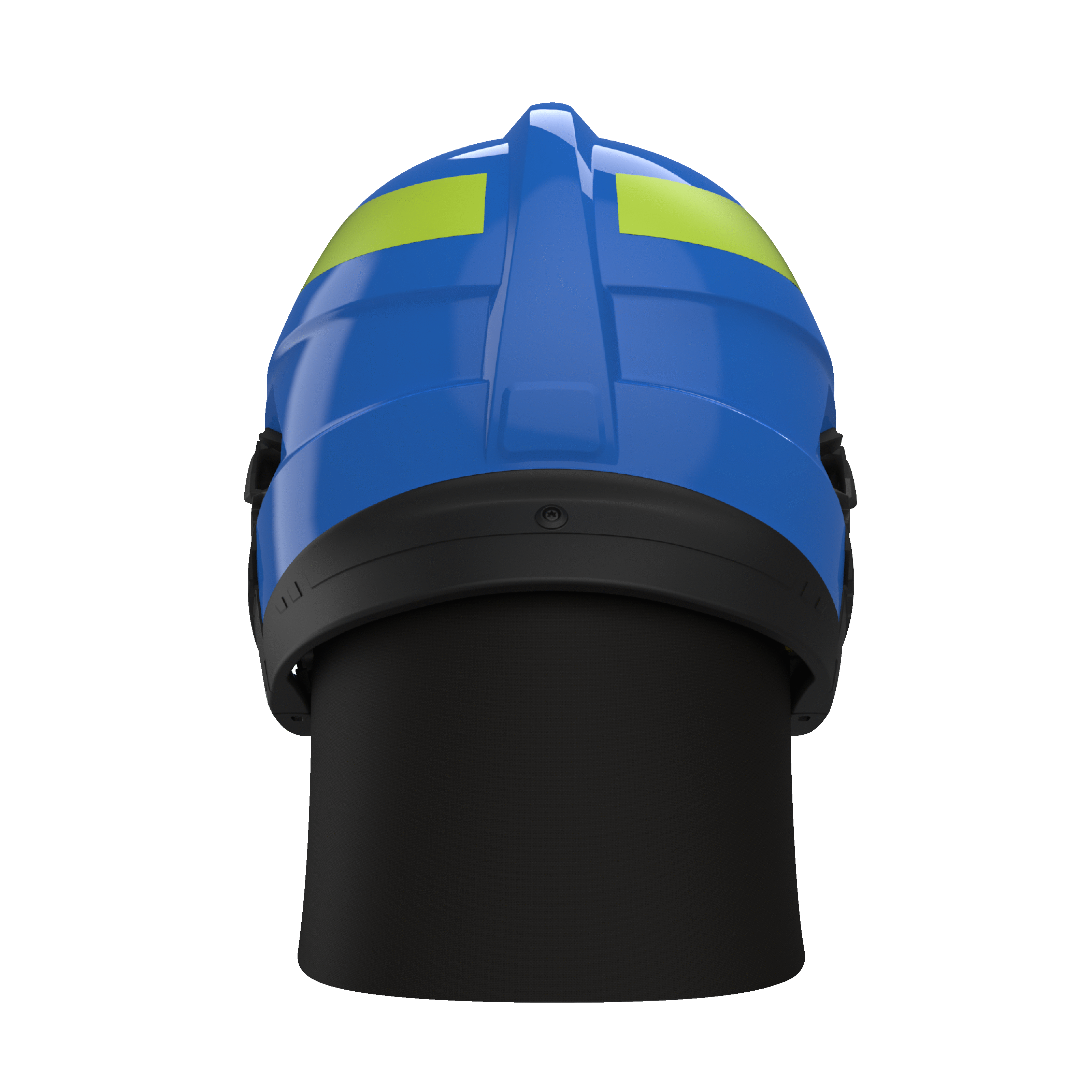 CAIRNS XF1 Modern Firefighter Helmet - Blue Gloss Finish | NFPA Certified Safety Gear for Firefighters & First Responders | Ideal for Emergency Rescue & Firefighting Scenes