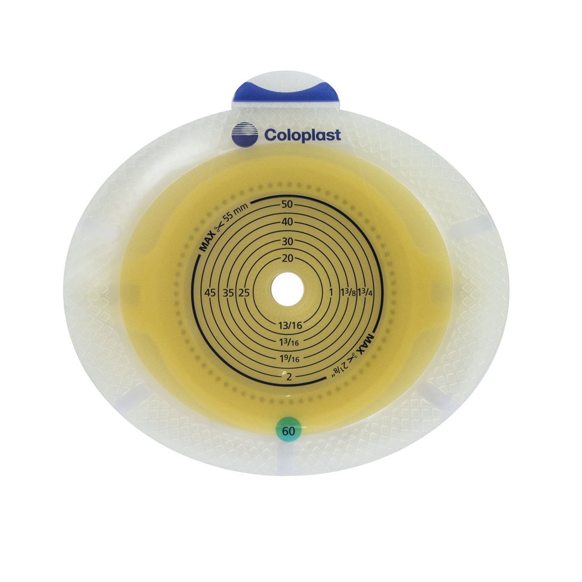 Coloplast SenSura Click Xpro Two-Piece Ostomy Pouch System - Extended Wear Skin Barrier with Belt Tabs, 2-3/8