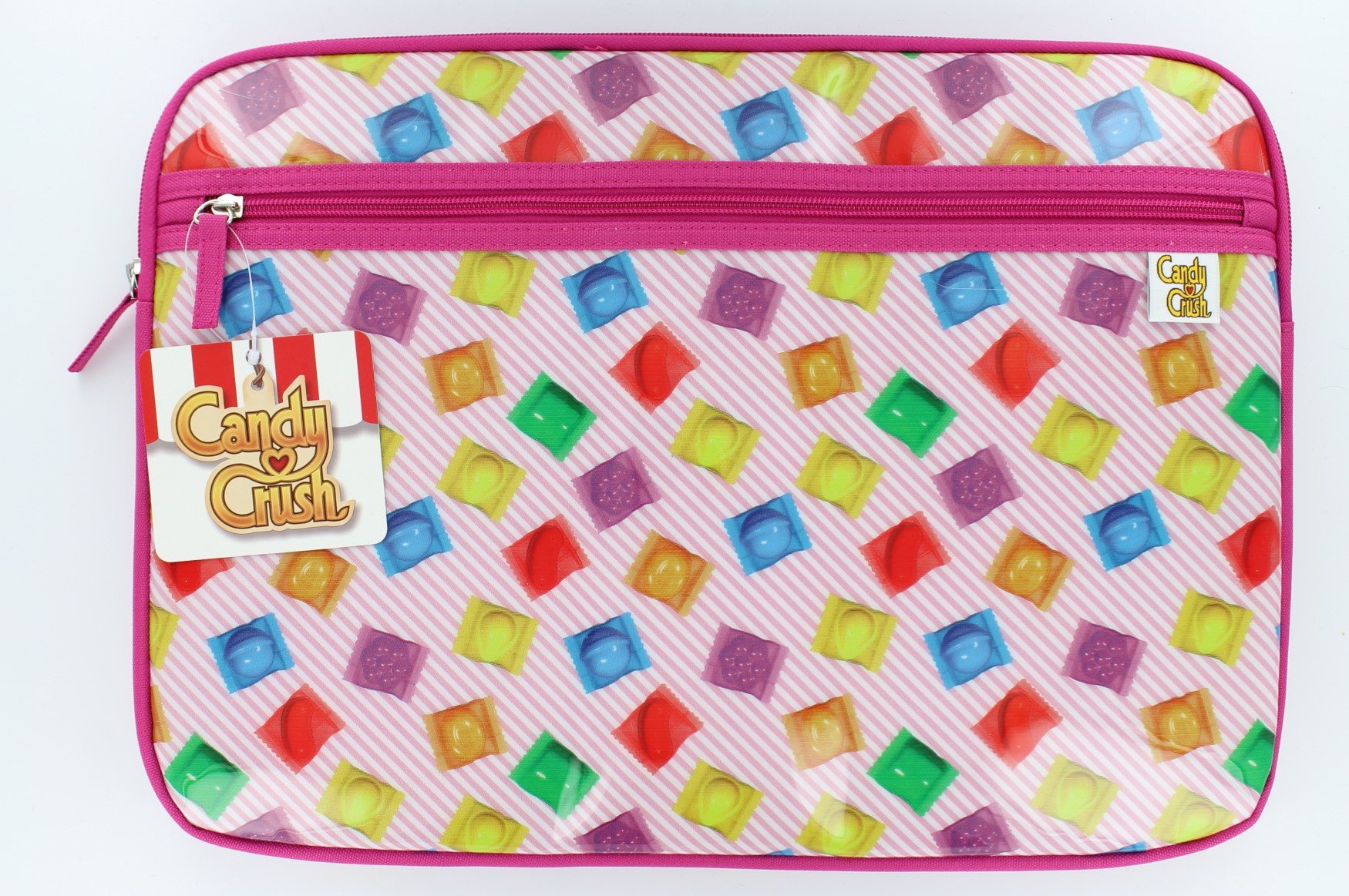 Candy Crush Themed Striped Computer Case - Gaming PC Cover for Laptops & Desktops - Perfect for Gamers & Office Use