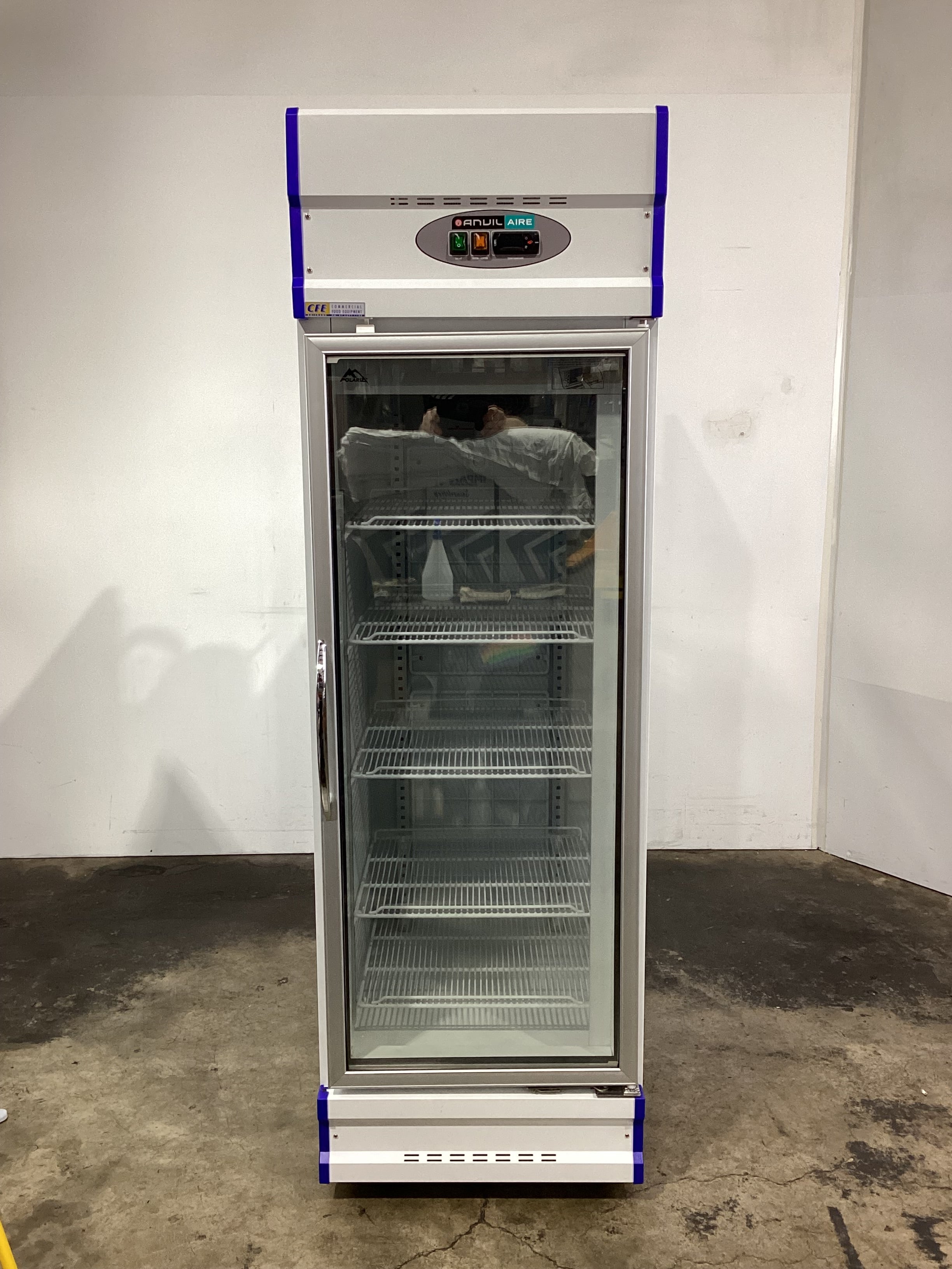 Anvil Aire GDJ0641 Upright Freezer 7.5 Cu.Ft Energy Star Certified for Home, Restaurant & Commercial Use - Perfect for Storing Meat, Frozen Foods & Bulk Groceries