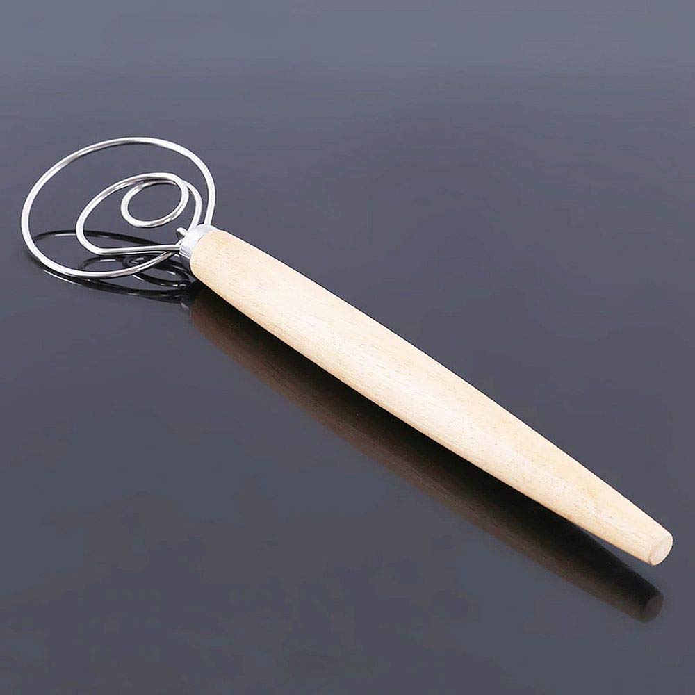 Premium Stainless Steel Danish Dough Whisk - 13