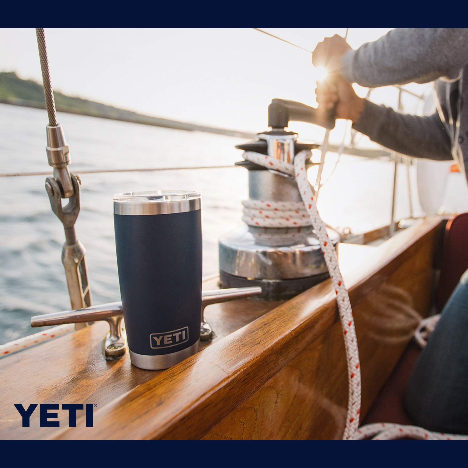 YETI Rambler 20 oz Stainless Steel Vacuum Insulated Tumbler with MagSlider Lid - Keeps Drinks Hot or Cold for Hours - Perfect for Coffee, Tea, Outdoor Adventures, Office & Travel
