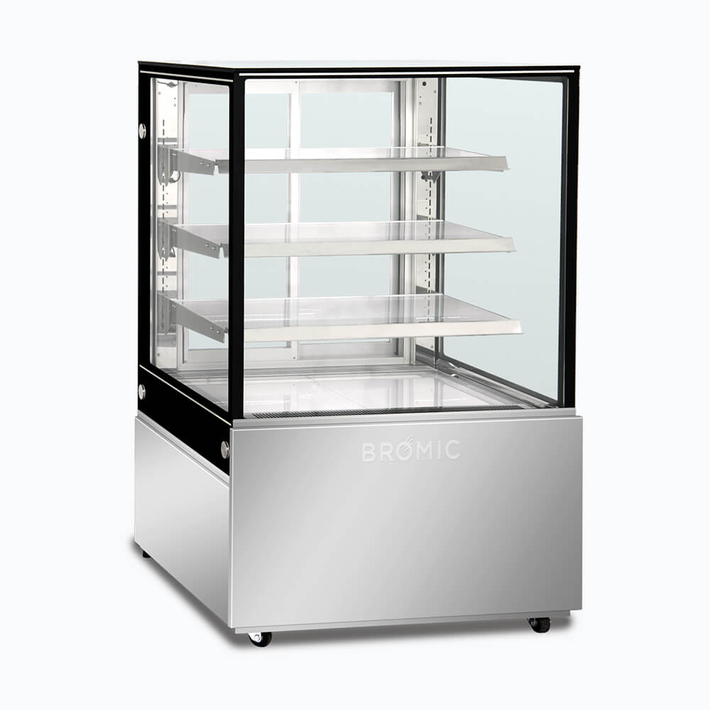 Bromic 4-Tier Commercial Cake Display Case - 417L Capacity, 900mm Wide - Perfect for Bakeries, Cafes & Cold Food Storage