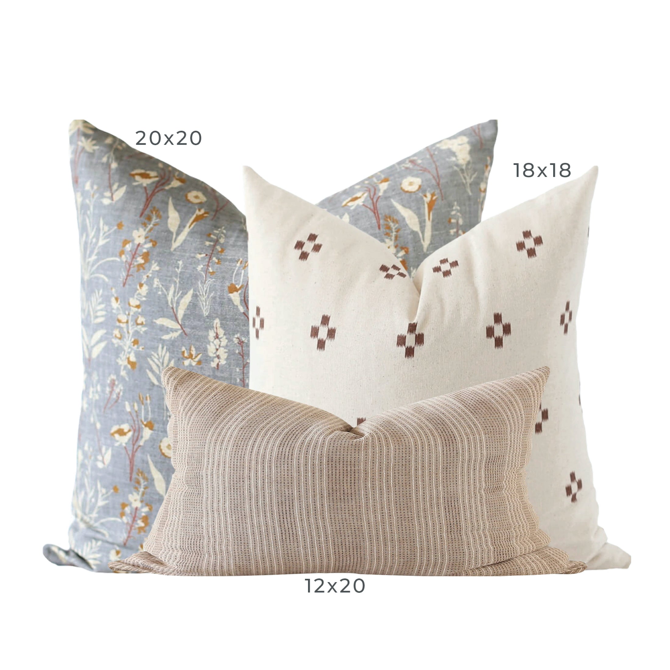 Premium Pillow Combination Set #114 - Soft & Supportive for Side, Back & Stomach Sleepers - Perfect for Bedroom, Guest Room & Travel
