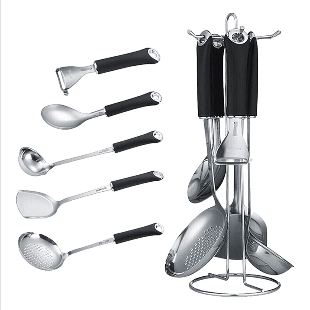 **QIAOLI 15-Piece Silicone Cooking Utensils Set - Heat-Resistant Kitchen Tools with Stainless Steel Handles - Non-Stick Safe for Pots & Pans - Perfect for Home Cooking, Baking & Restaurant Use (Color: A)**