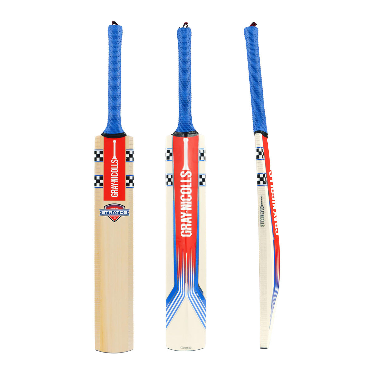 Gray Nicolls Stratos 1.0 Thunder Junior Cricket Bat - Lightweight English Willow for Youth Players | Perfect for Practice Matches & Training Sessions
