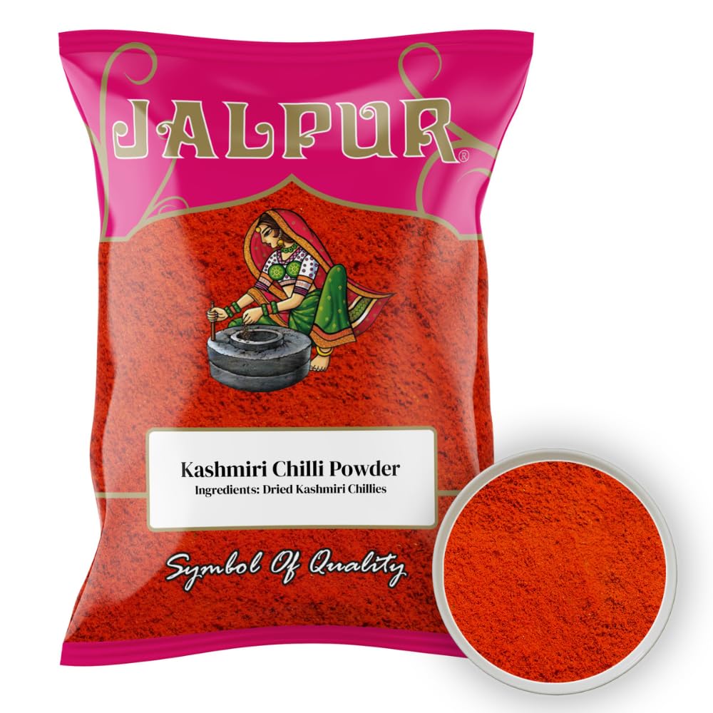 Premium Kashmiri Chili Powder (Mild Heat) - 50g | Authentic Indian Spice for Curries, Grilling & Home Cooking