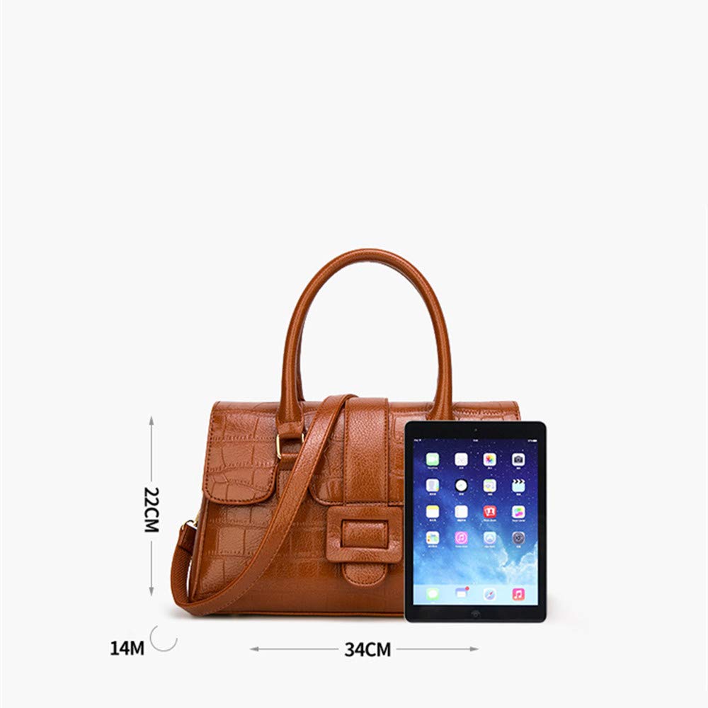 Stylish Women's Designer Satchel Handbag - Top Handle Shoulder Purse with Retro Elegant Tote Design - Perfect for Work, Travel & Everyday Fashion Accessory