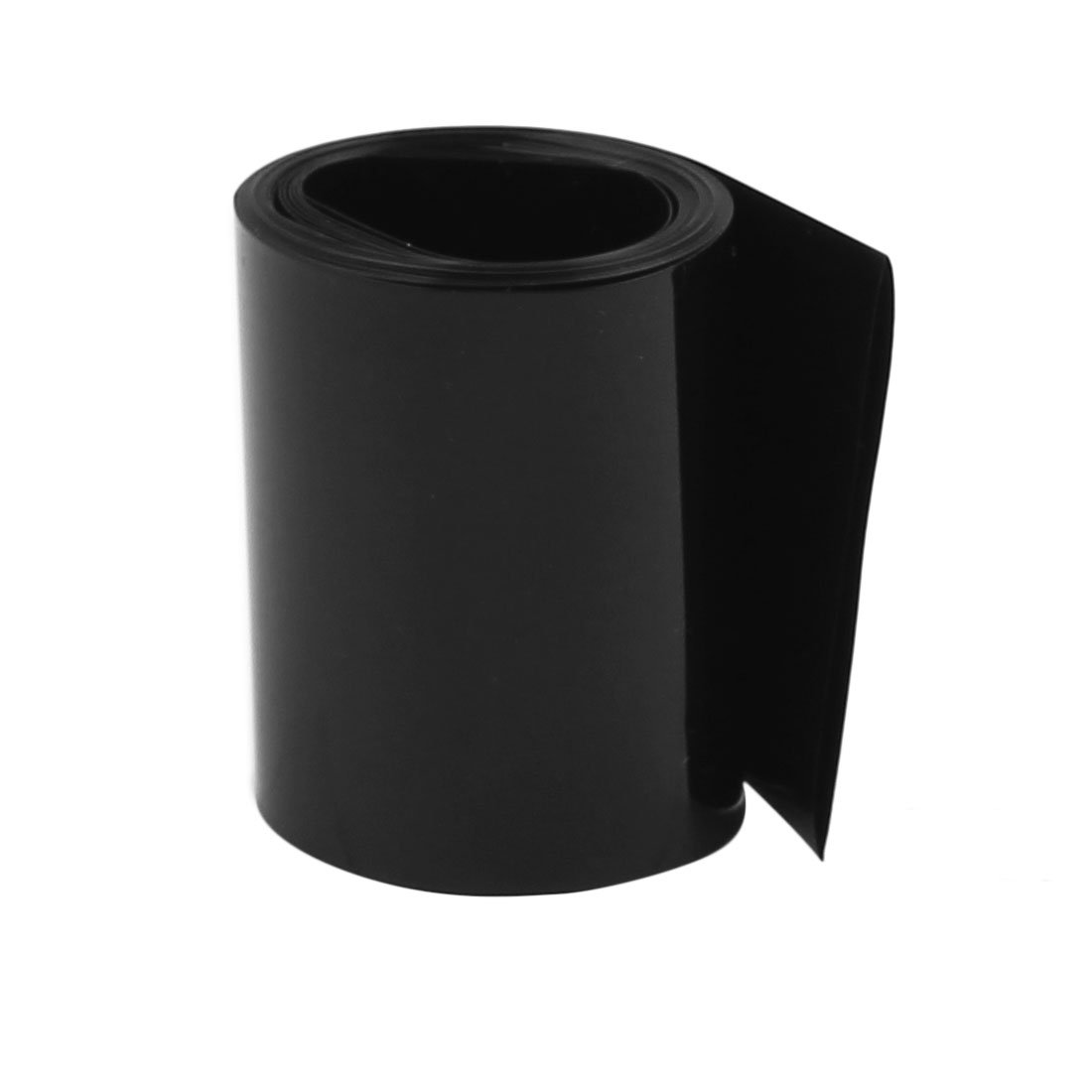 uxcell 50mm Flat Width 3.5M Length Black PVC Heat Shrink Tubing for 18650 Batteries - Battery Insulation, Wire Protection & DIY Electrical Projects