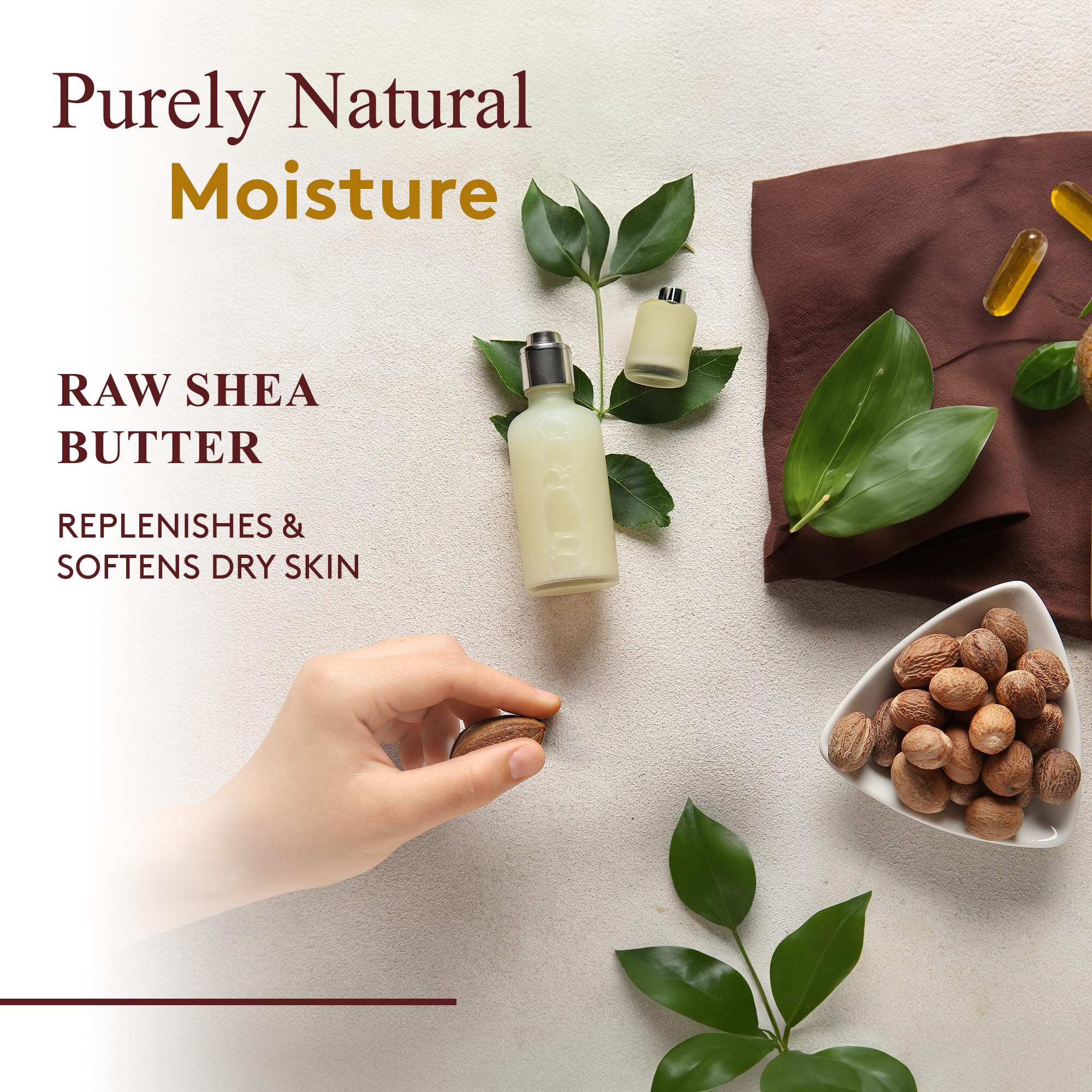 Pure Unrefined Shea Butter 1 oz - 100% Natural Moisturizer for Dry Skin, Hair & Body - Yellow Shea Butter Jar for DIY Skincare, Eczema & Stretch Marks Relief