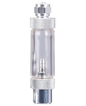 ISTA 2 in 1 Metal Bubble Counter & Check Valve for Aquariums - Durable CO2 Diffuser & One-Way Valve for Fish Tank, Hydroponics & Brewing Systems