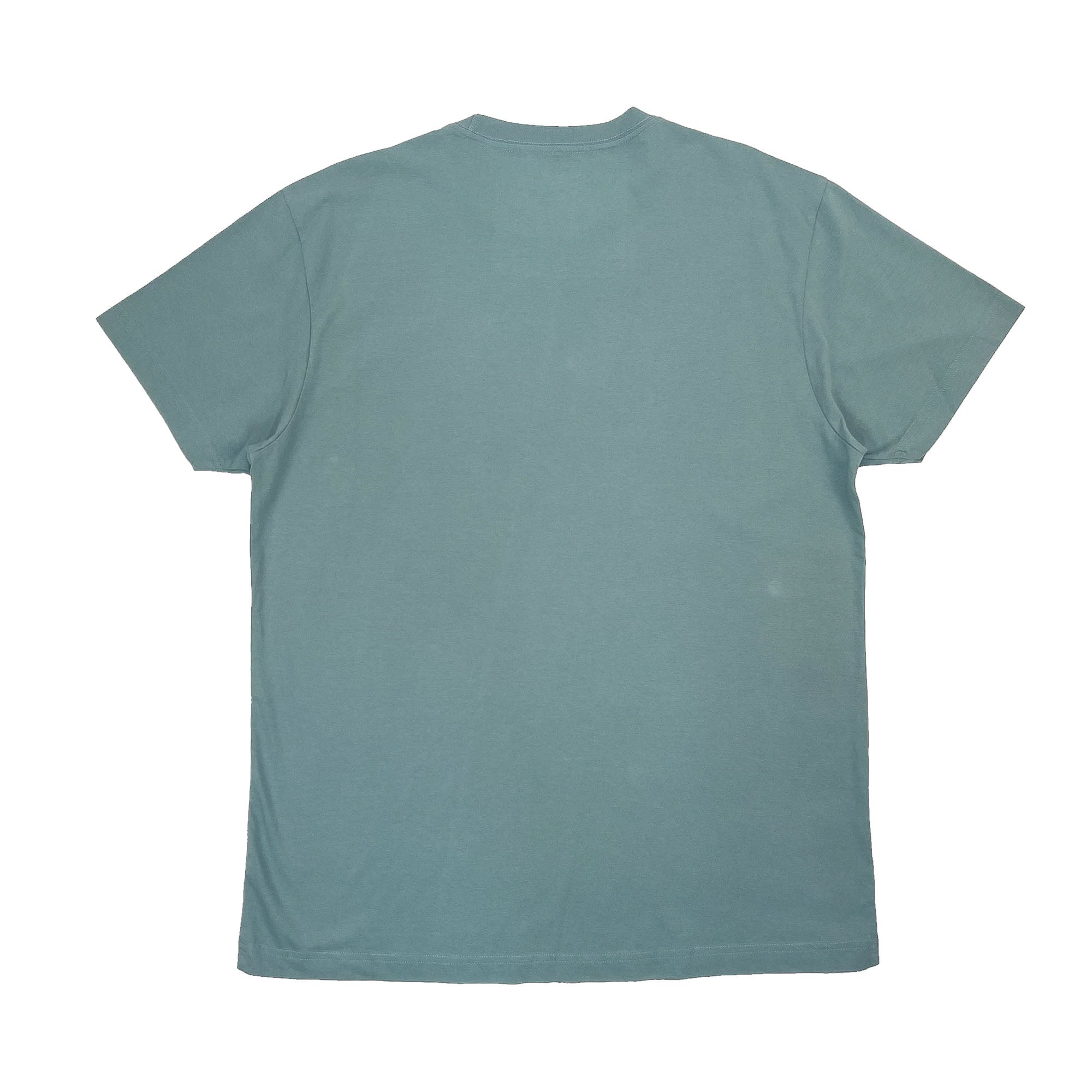 Channel Islands Flag Patch Men's Short Sleeve T-Shirt - Blue Haze - Casual Wear & Patriotic Outfits