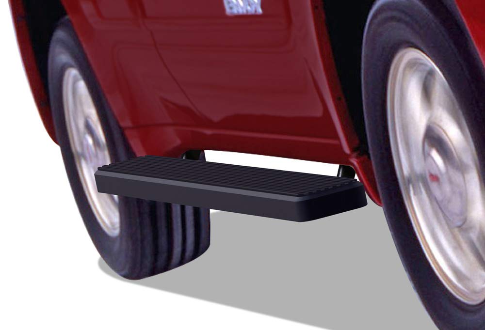 APS 6-inch Black Running Boards | Compatible with Chevy Trailblazer & GMC Envoy 2002-2009 | Nerf Bars Side Steps | Off-Road Protection & Easy Entry for SUV Trucks
