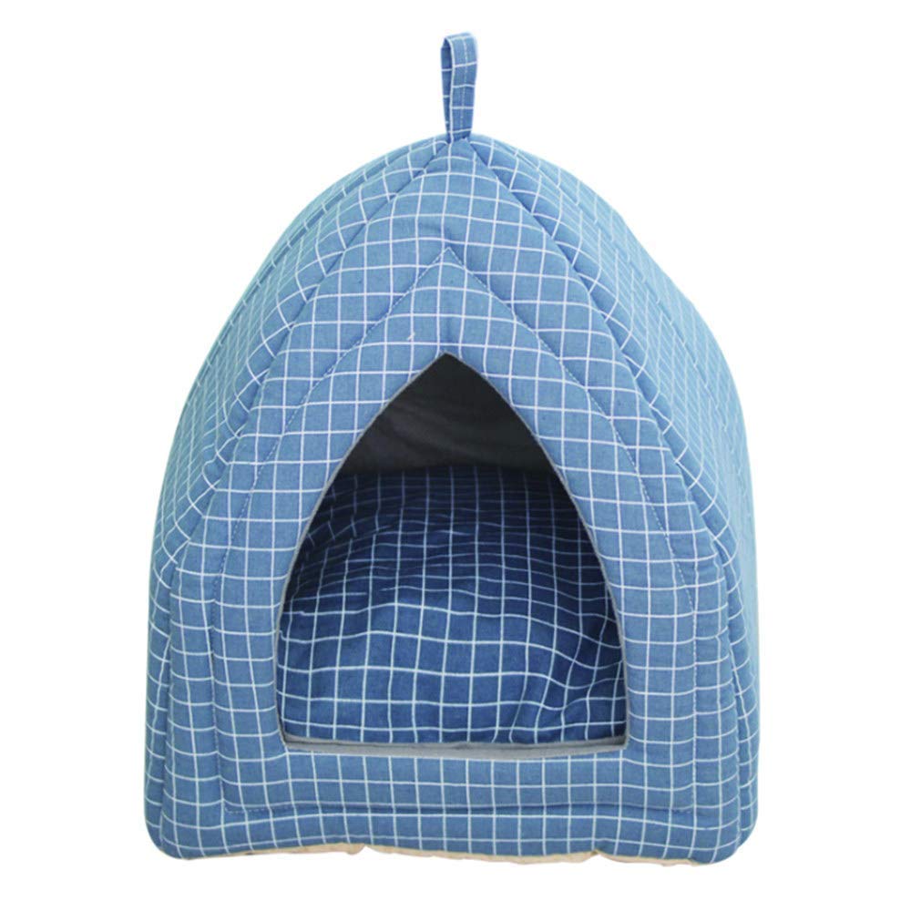 Foldable Soft Cat Bed & Dog Kennel - Warm Pet Cave for Winter, Cozy Pet Mat for Cats & Small Dogs | Perfect for Indoor Lounging & Sleeping
