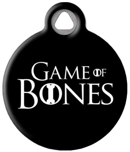 Personalized Silent Polymer Coated Stainless Steel Pet ID Tag - Custom Engraved Dog & Cat Name Tag (1.25