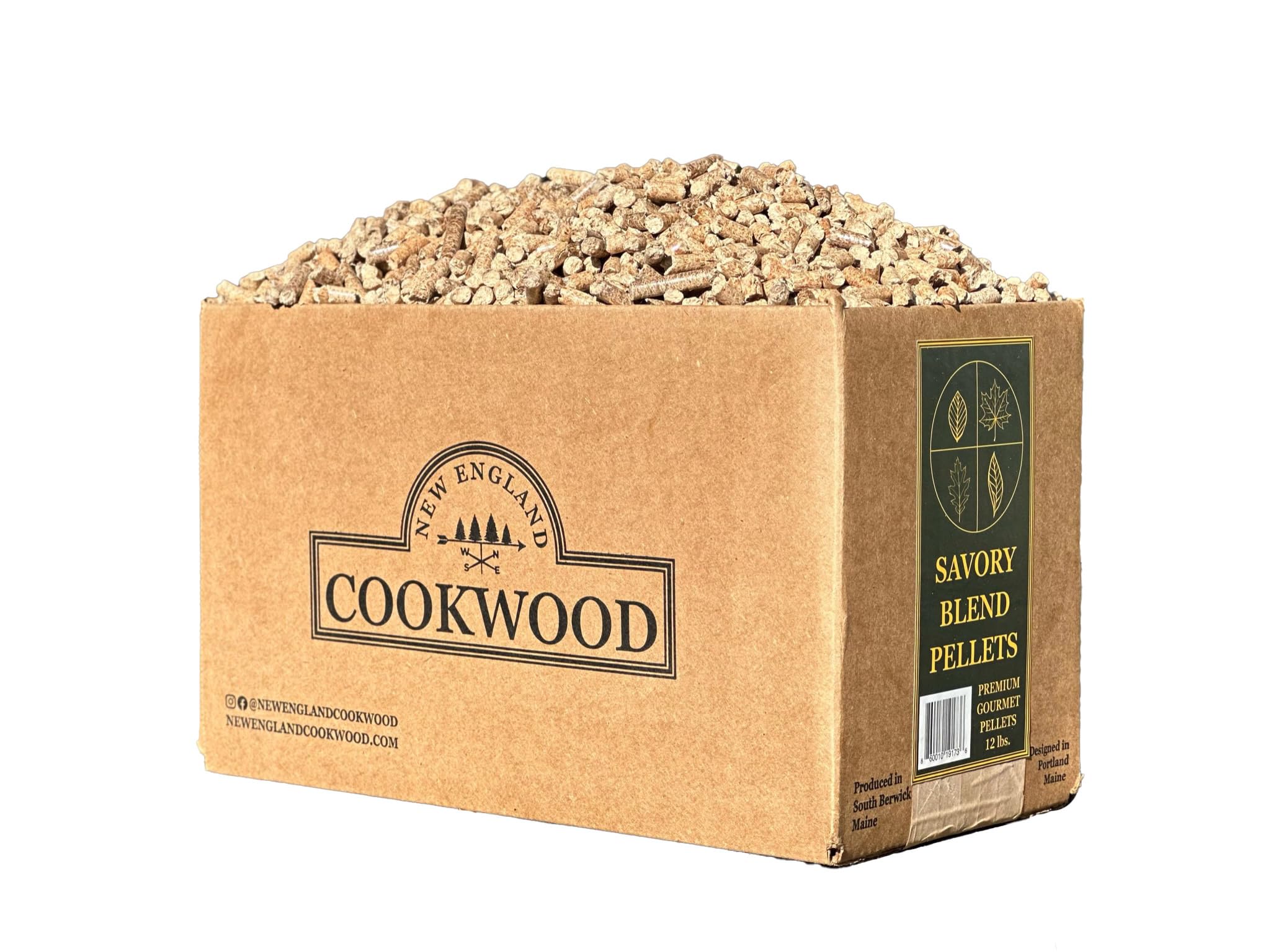 Premium 100% Hardwood BBQ Pellets - 12lbs Gourmet Smoking Pellets for Grills, Smokers & Pizza Ovens (Ooni, Solo, Bertello) | Perfect for Backyard BBQs, Camping & Outdoor Cooking