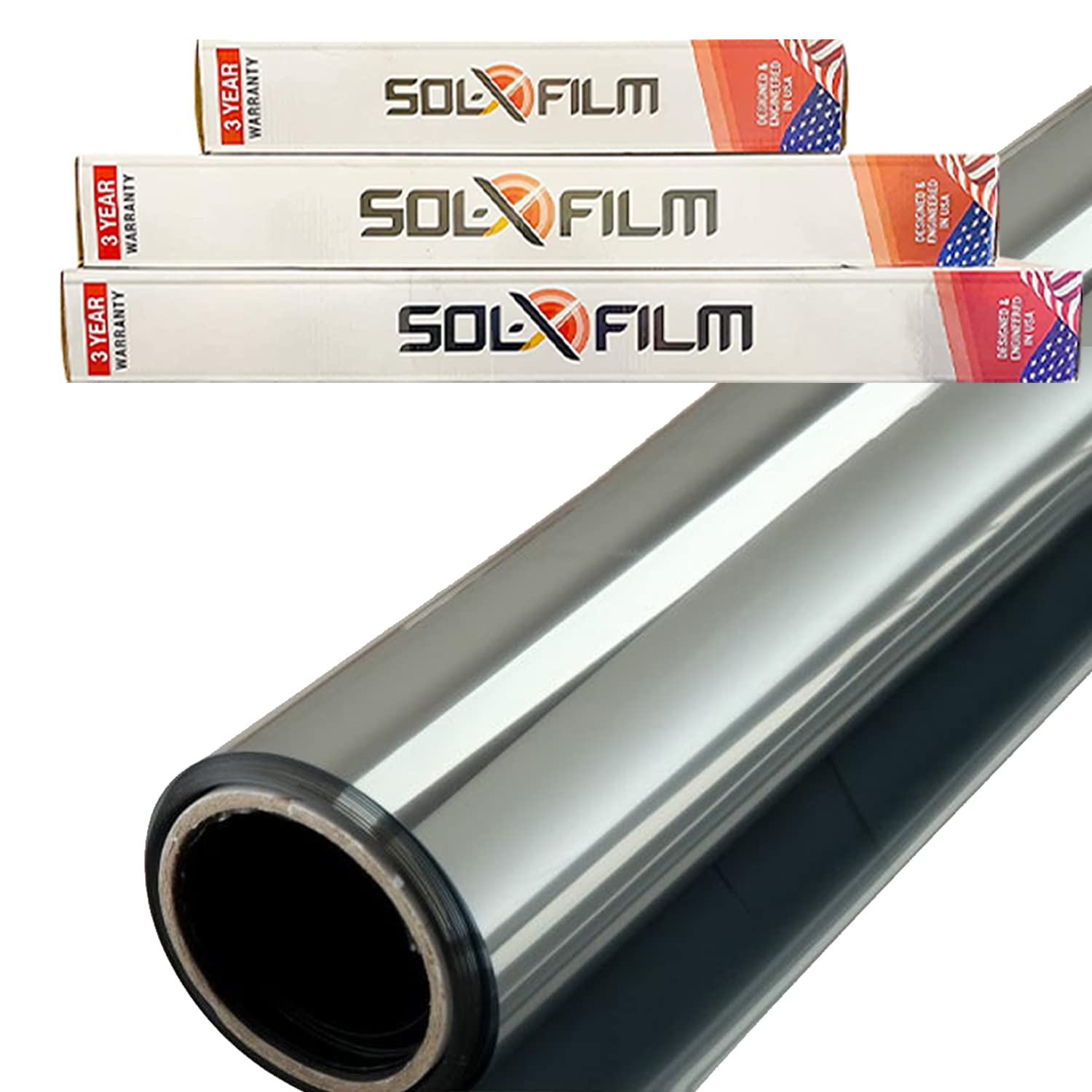 Diablo SOL X – Professional Carbon 2 Ply 20% VLT Dark Charcoal Car Window Tint Film Roll (24