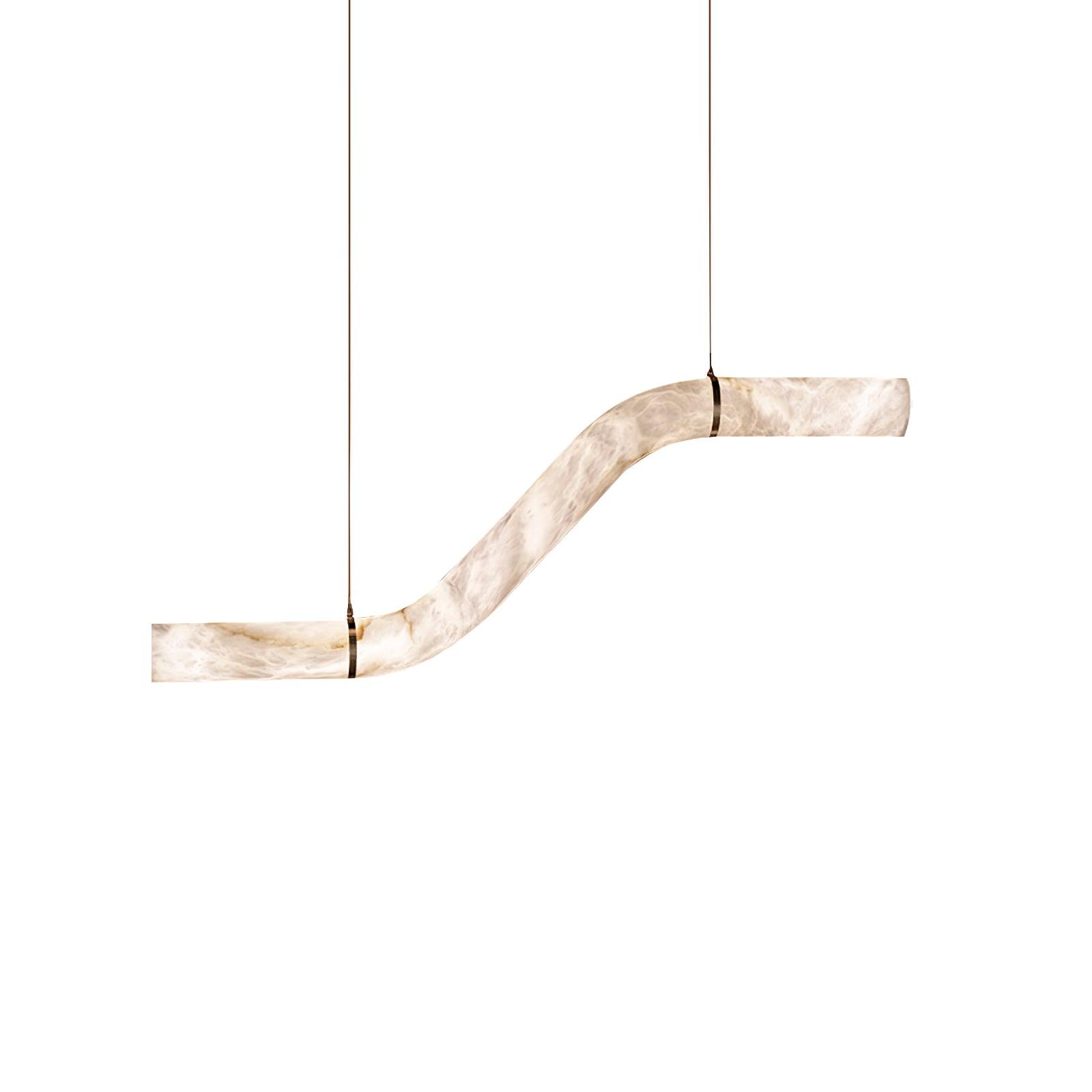 Modern Infinity Pendant Lamp - Adjustable Hanging Chandelier for Dining Room, Kitchen Island & Bedroom Lighting - Dimmable LED Ceiling Light Fixture with Unique Geometric Design