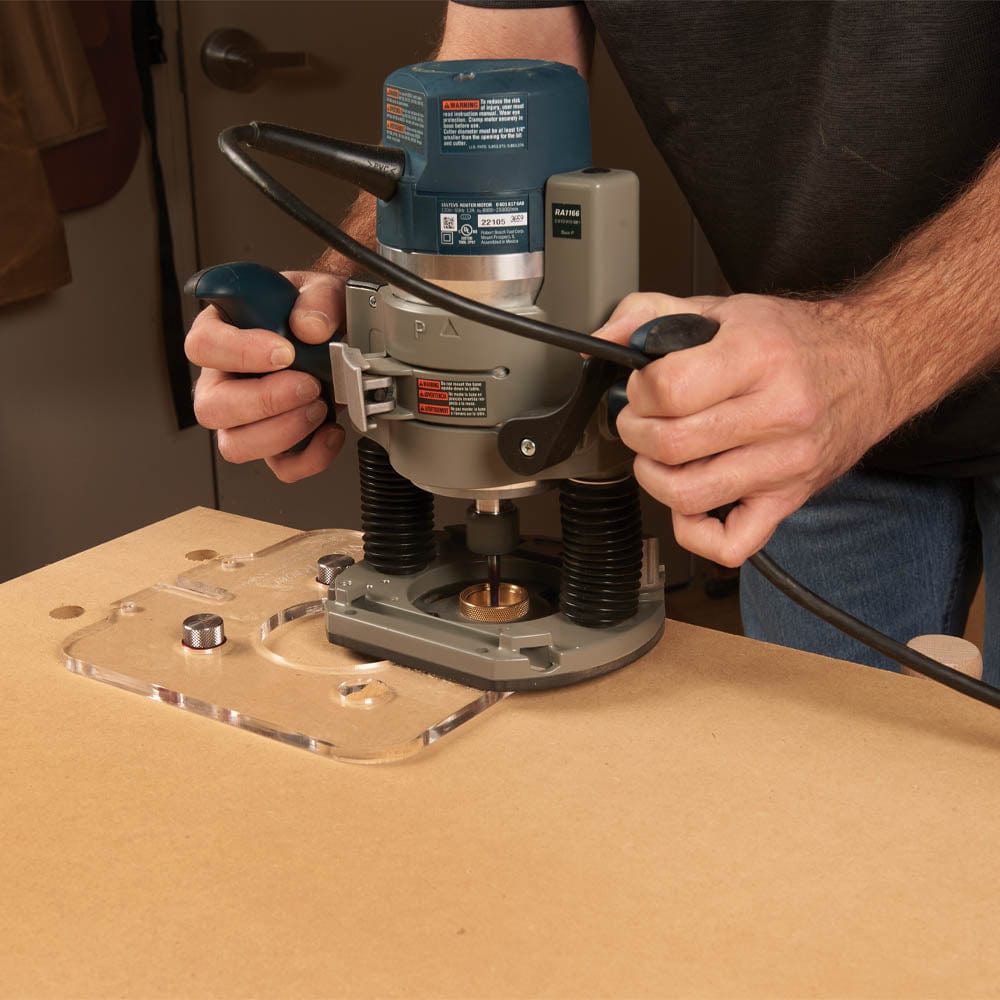 3/4 Inch Bench Dog Hole Router Template Guide - Perfect for Woodworking, DIY Projects & Cabinet Making - Ideal for Workbench, Joinery & Precision Routing
