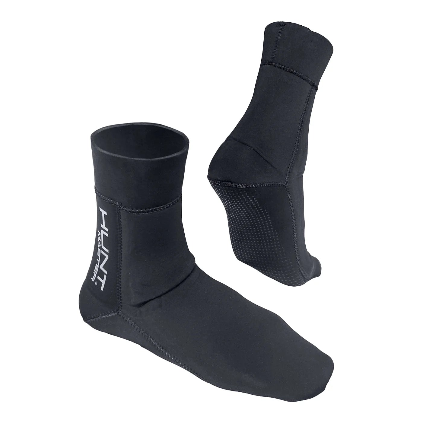 Hunt Master Elanora 3.5mm Neoprene Dive Socks for Scuba Diving, Snorkeling & Water Sports - Black