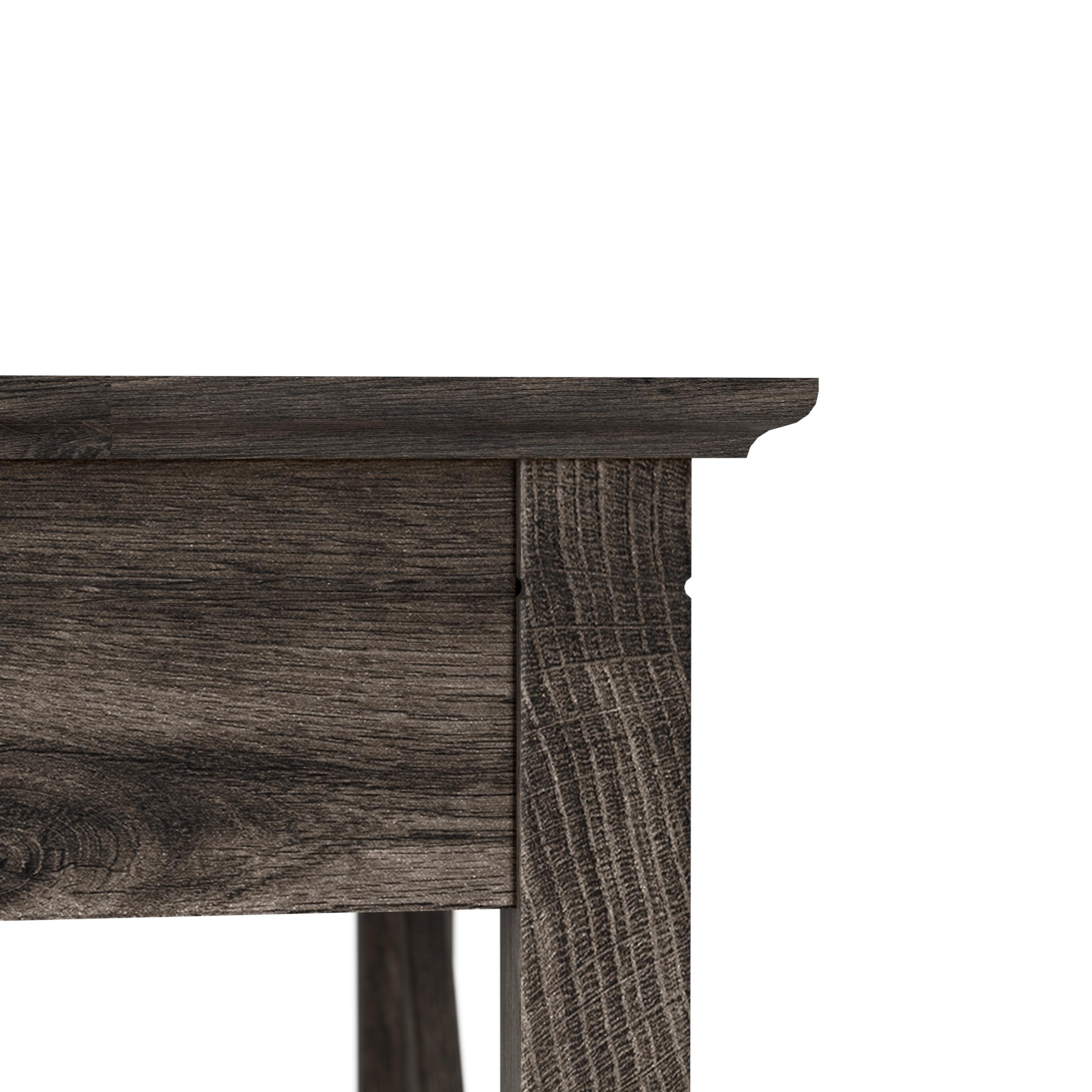 Bush Furniture 60-inch L-Shaped Desk - Modern Farmhouse Home Office Desk for Work & Study