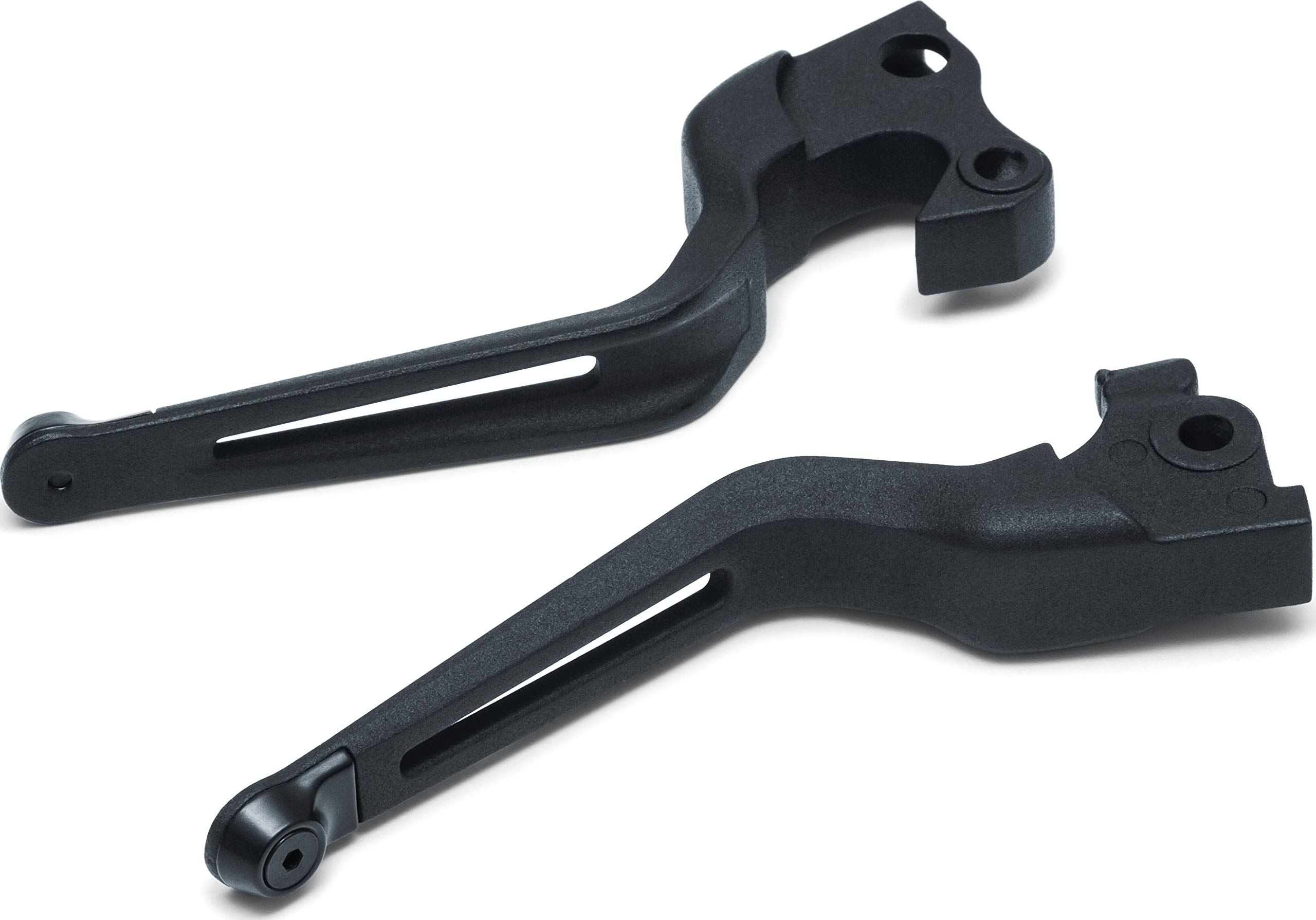 Kuryakyn 6669 Satin Black Clutch & Brake Trigger Levers for 2014-2019 Harley-Davidson XL Motorcycles - 1 Pair Handlebar Accessory | Perfect for Custom Upgrades & Comfortable Riding